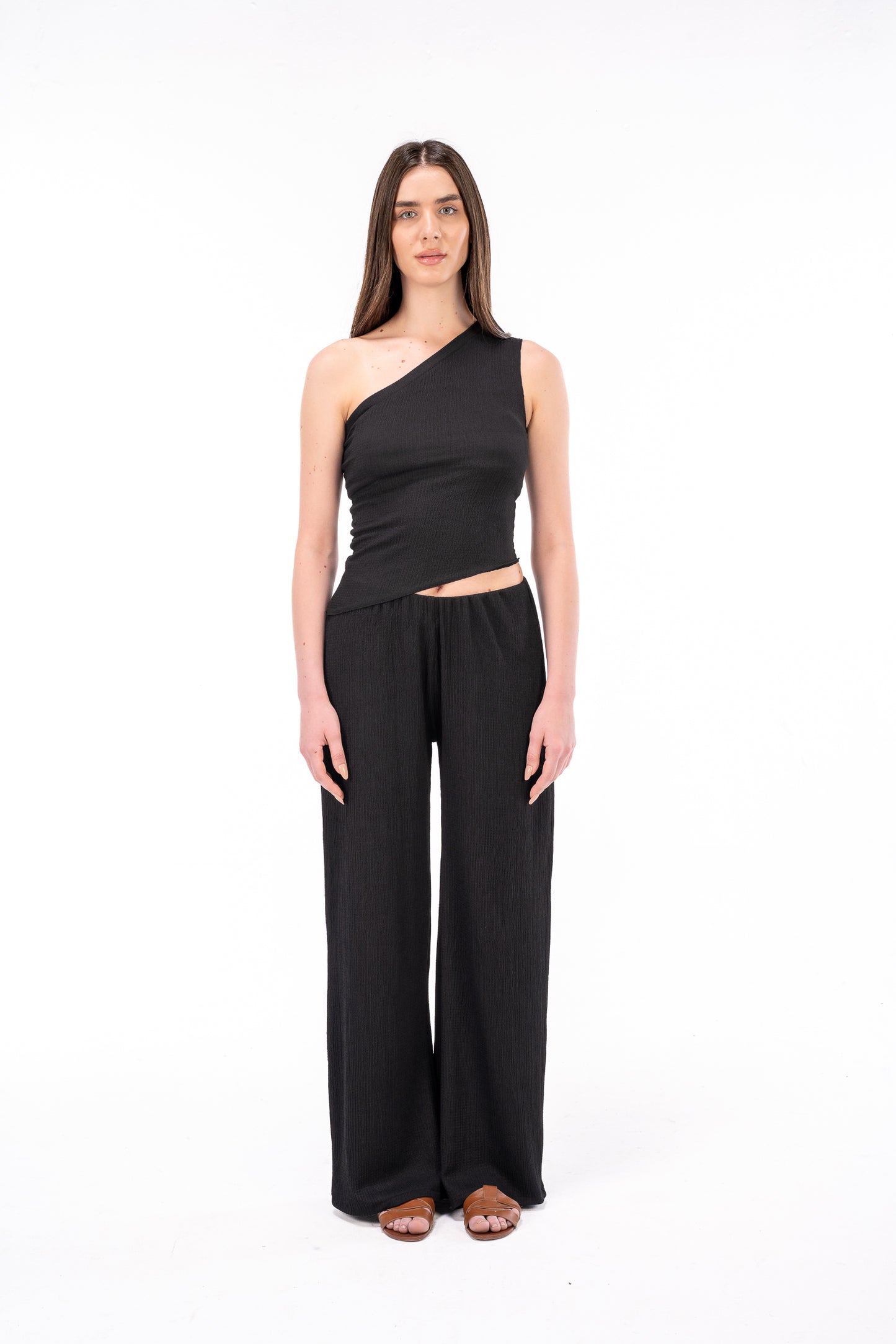Scrunchy Black Pants