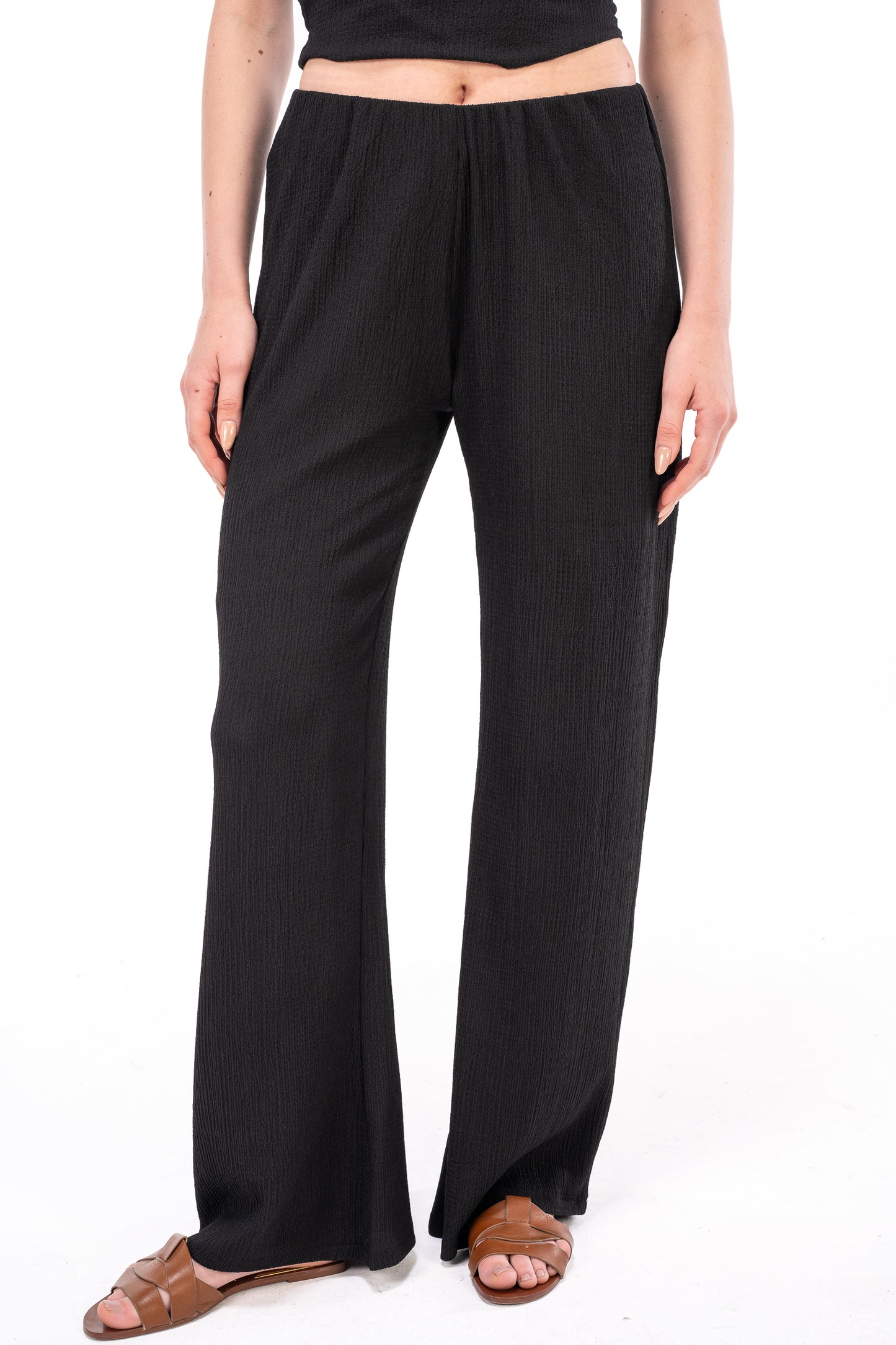 Scrunchy Black Pants