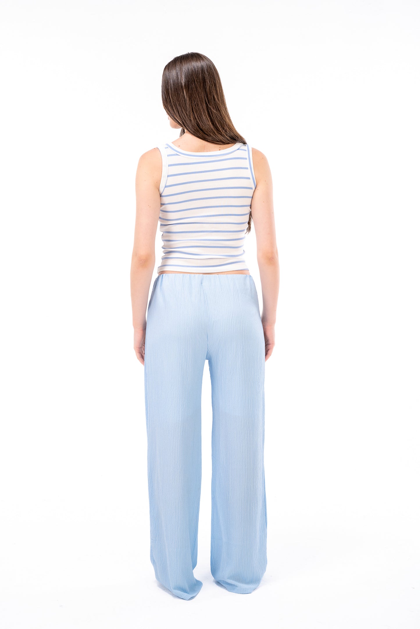 Striped Blue Tank Top