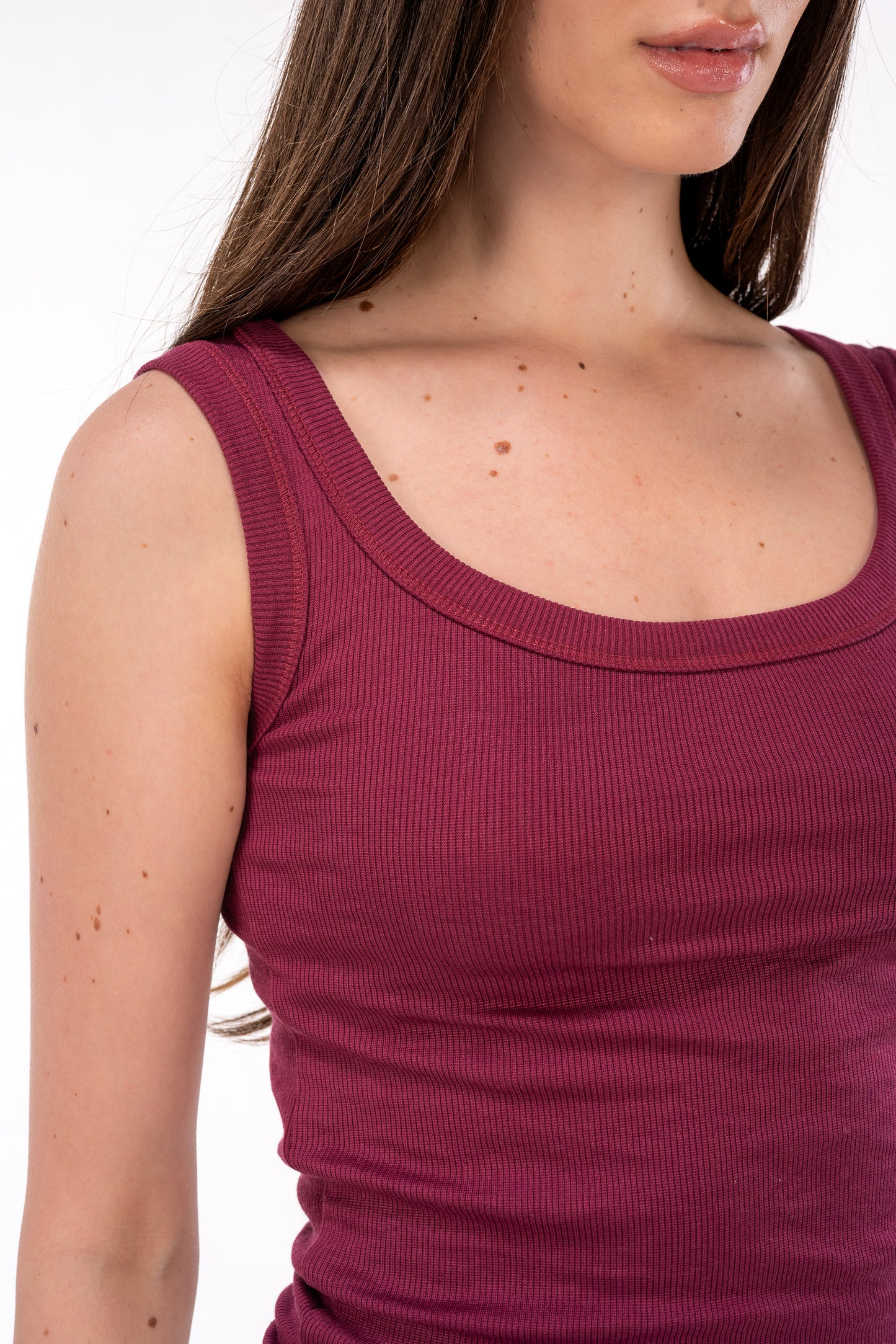Burgundy Tank Top