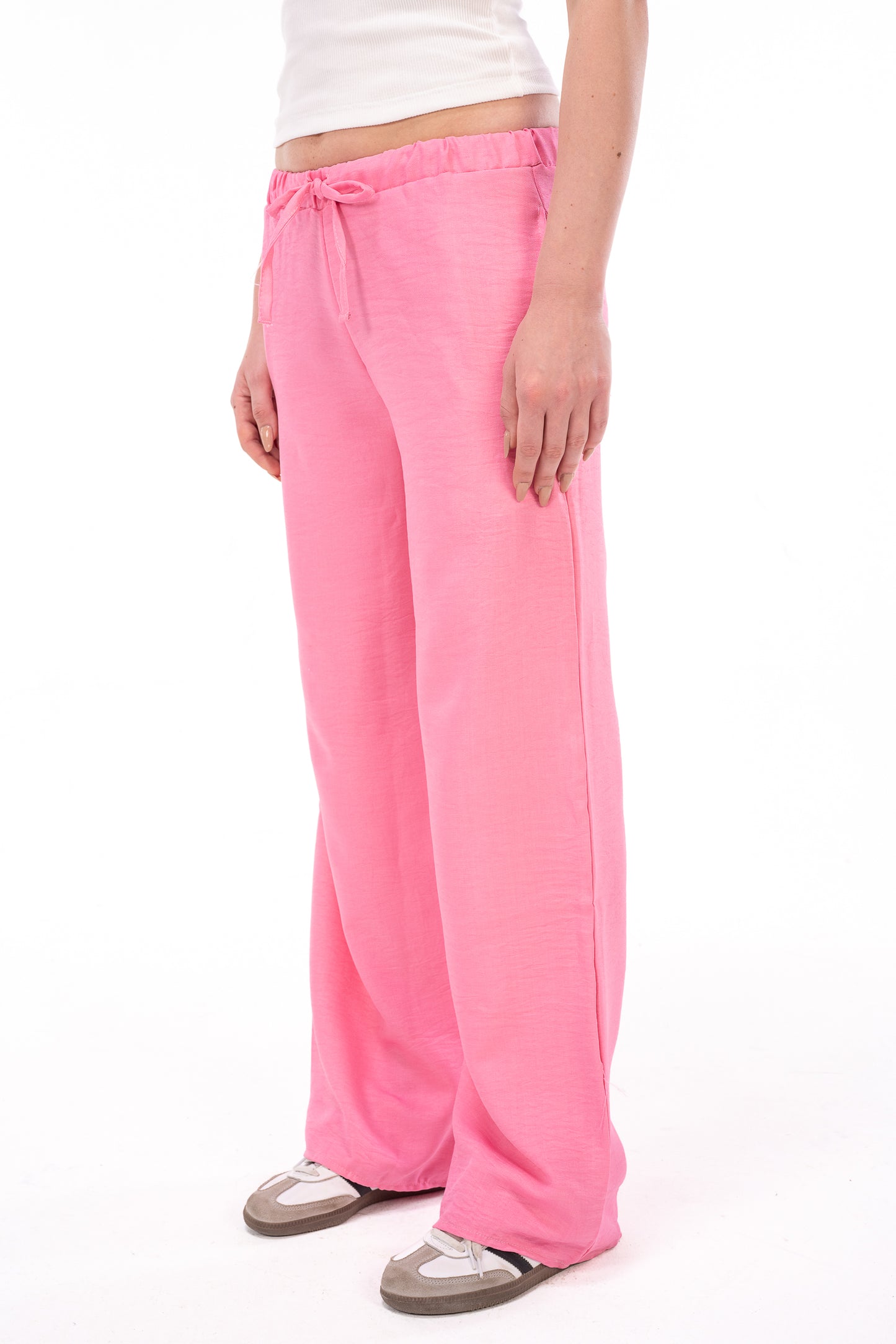 Hot Pink Linen Pants