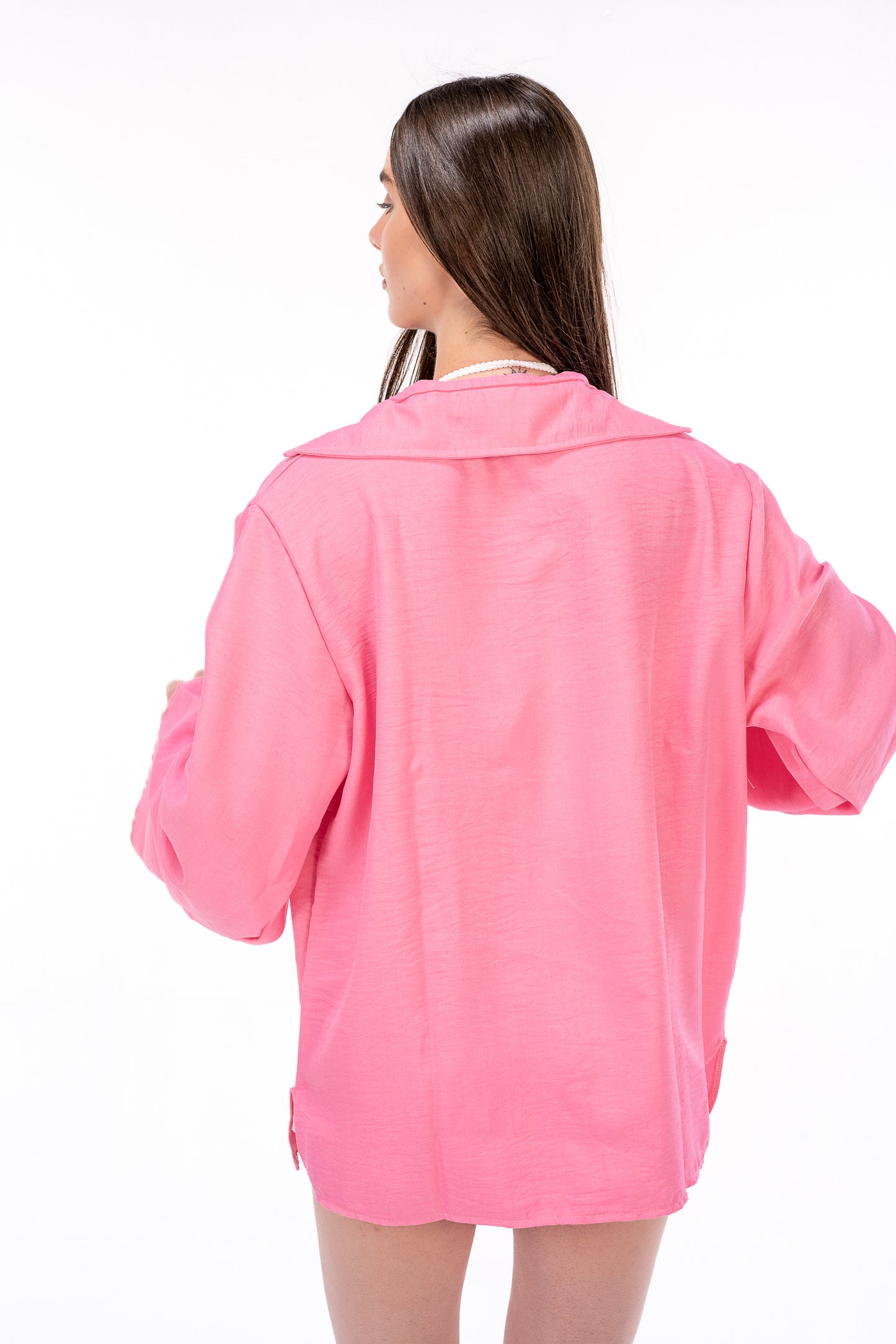Hot Pink Loose Shirt