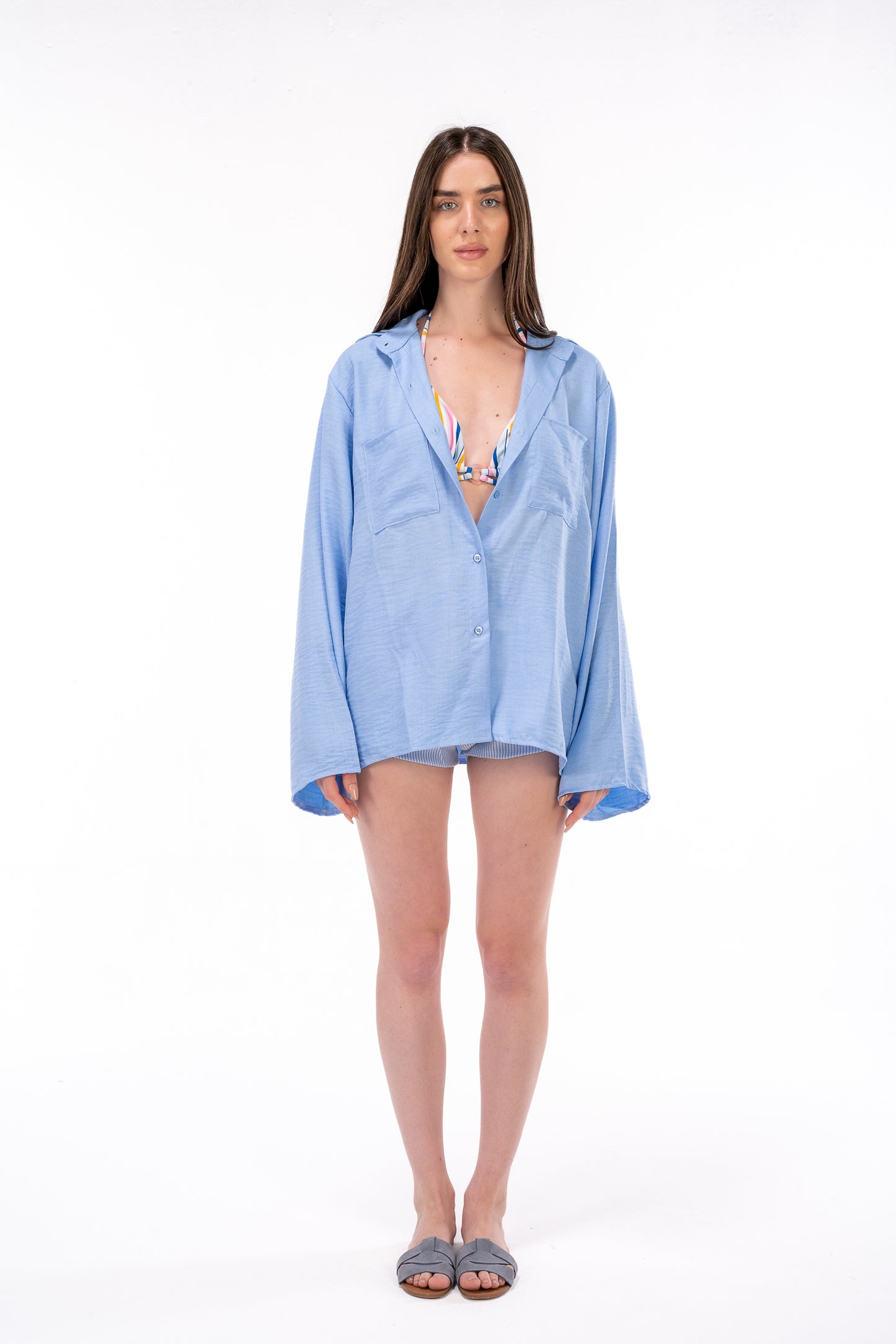 Blue Loose Shirt