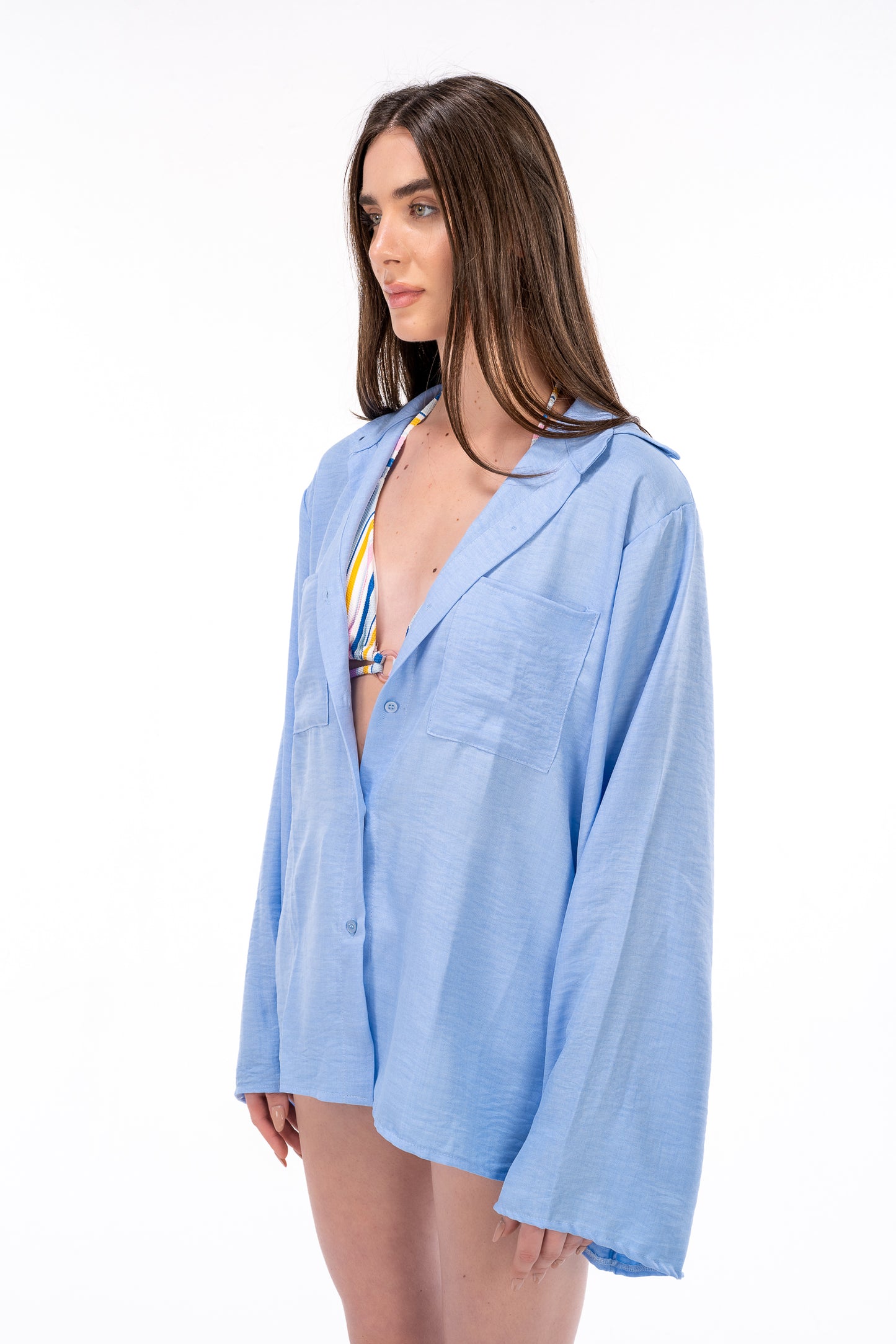 Blue Loose Shirt