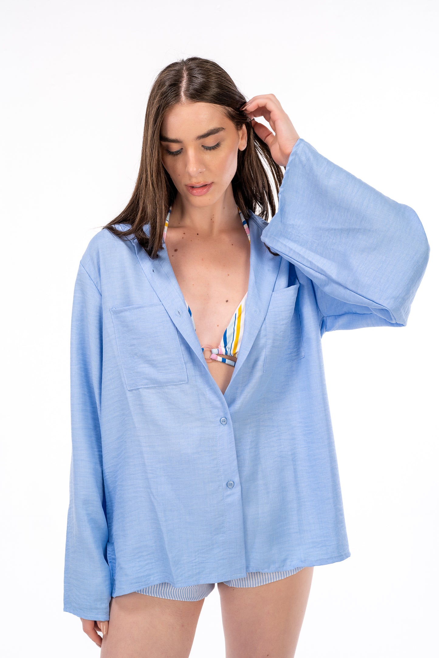 Blue Loose Shirt