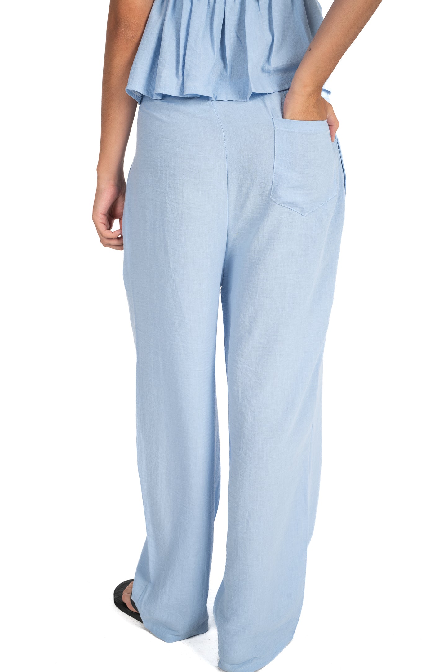 Blue dreamy linen set