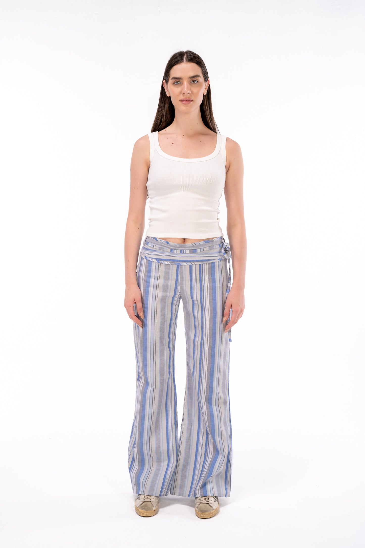 Blue Coastal Pants