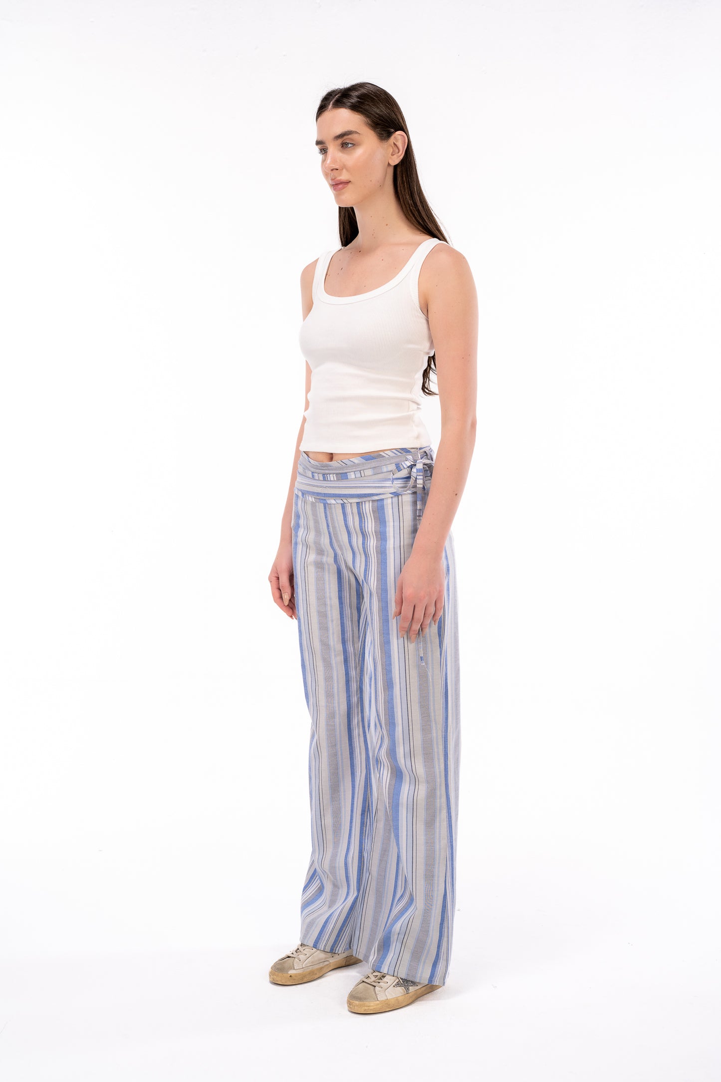 Blue Coastal Pants