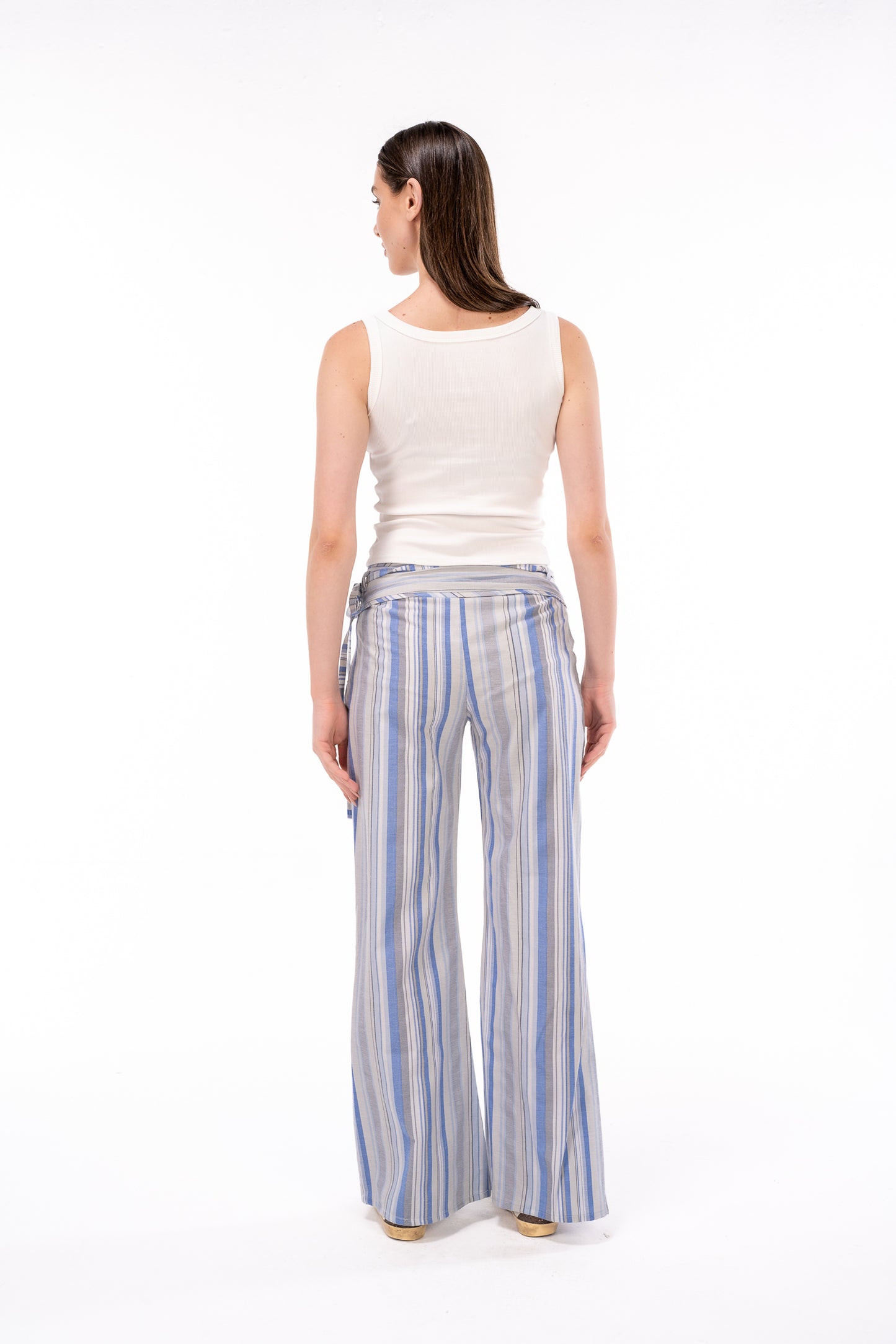 Blue Coastal Pants