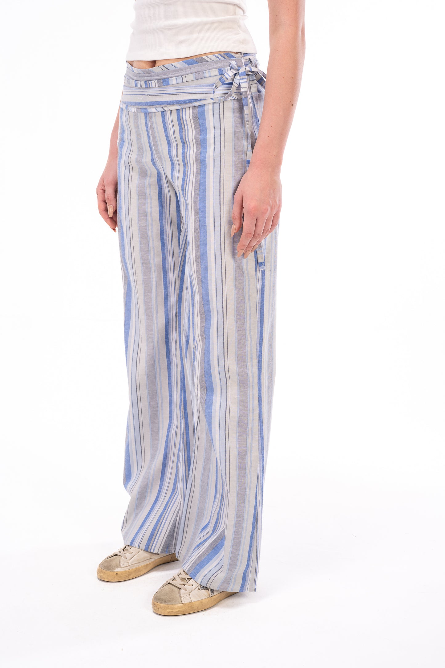 Blue Coastal Pants