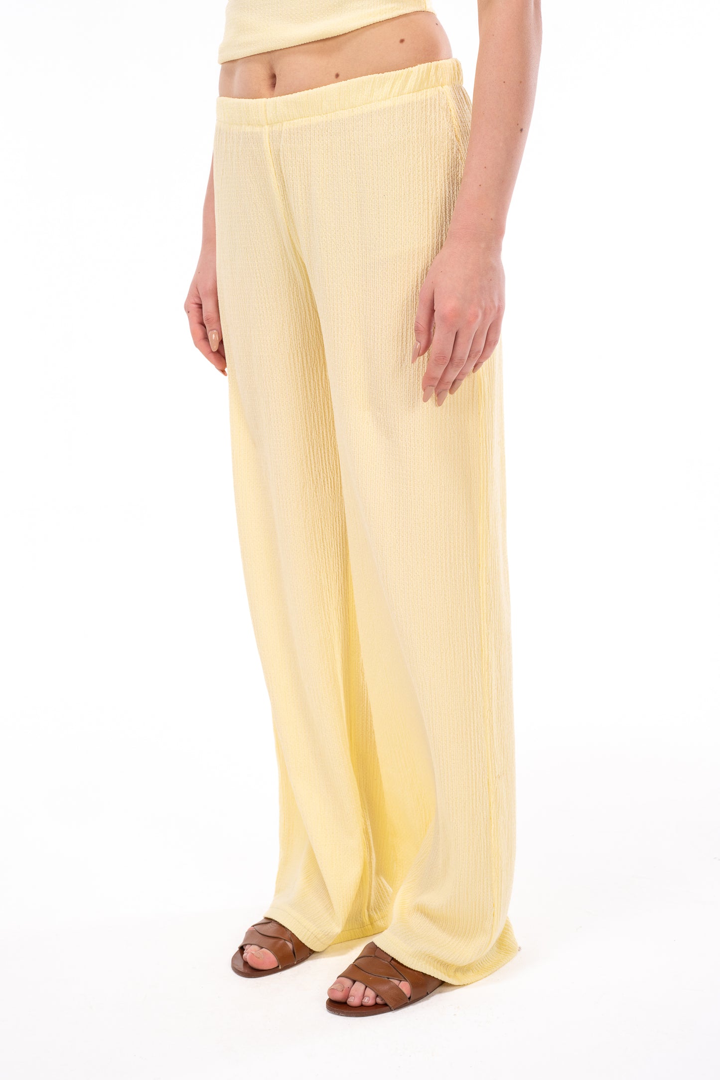 Scrunchy Yellow Pants