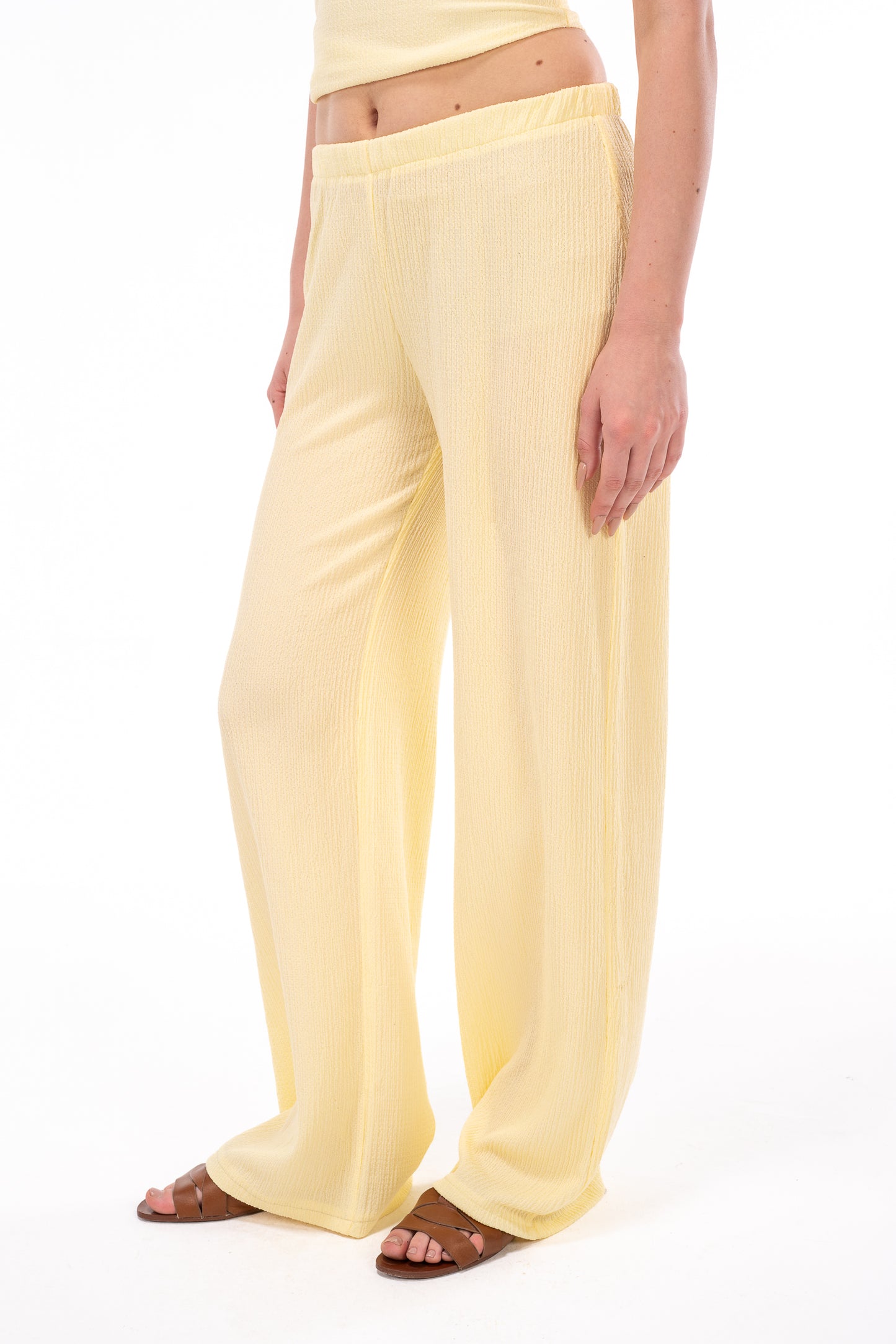 Scrunchy Yellow Pants
