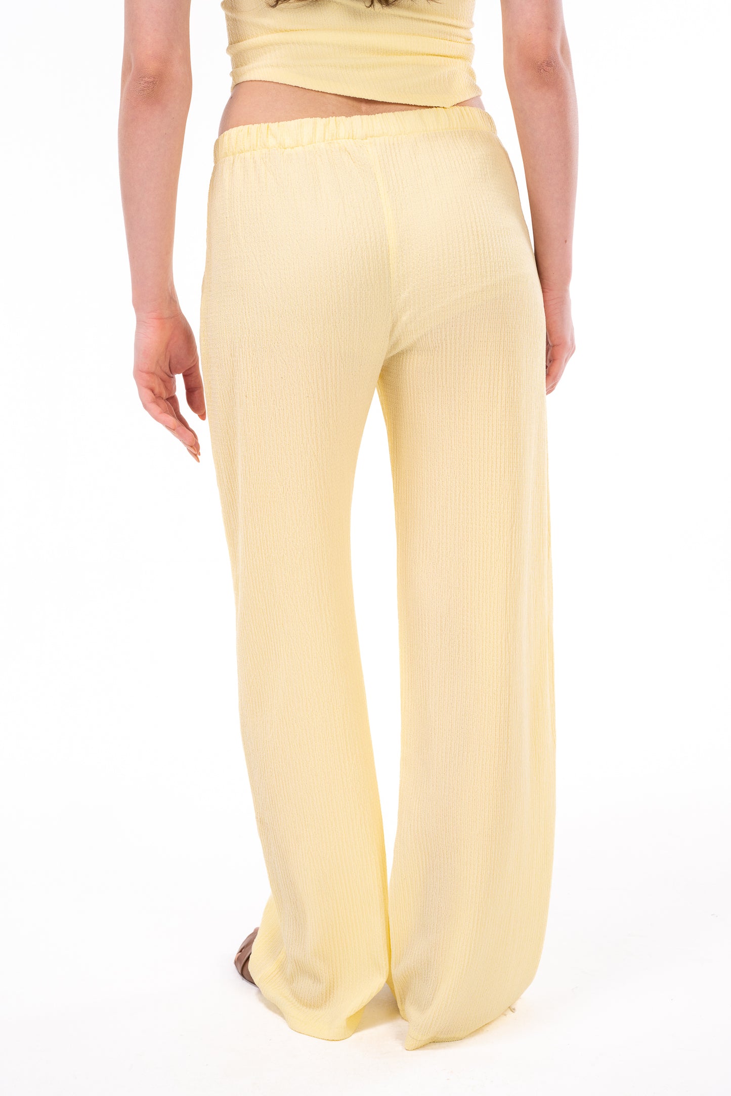 Scrunchy Yellow Pants