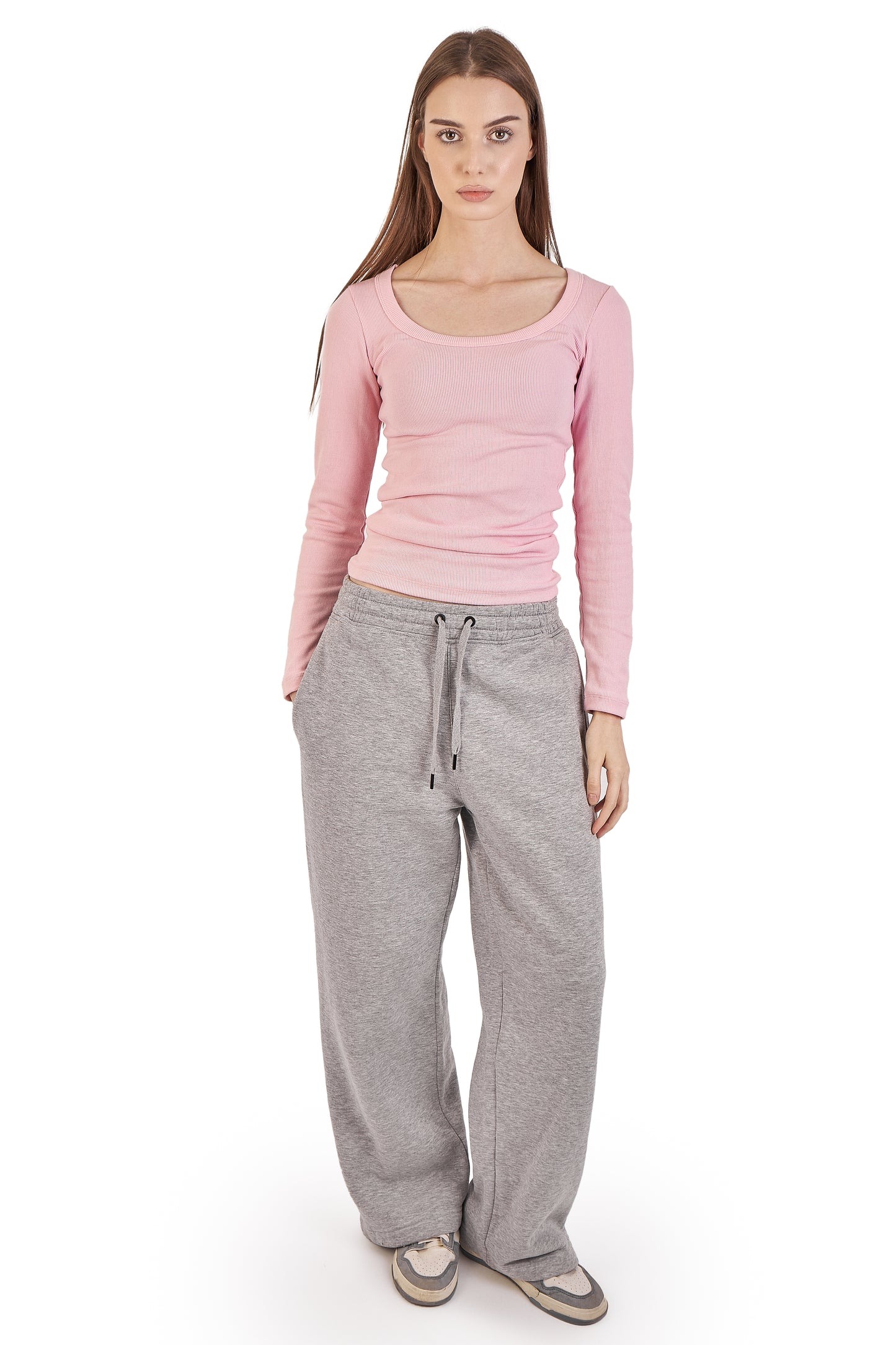 Pink Ribbed Top