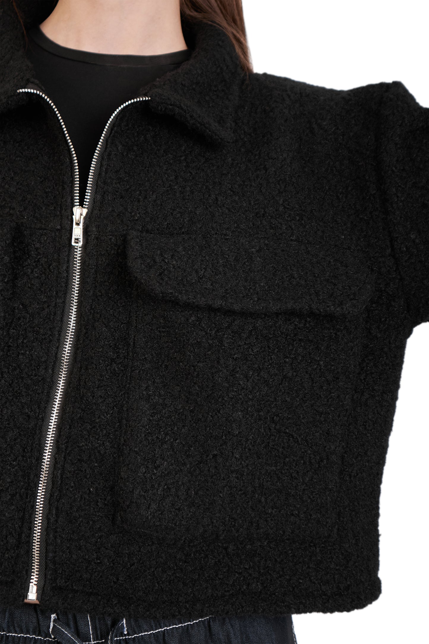 Bouclé Black Jacket