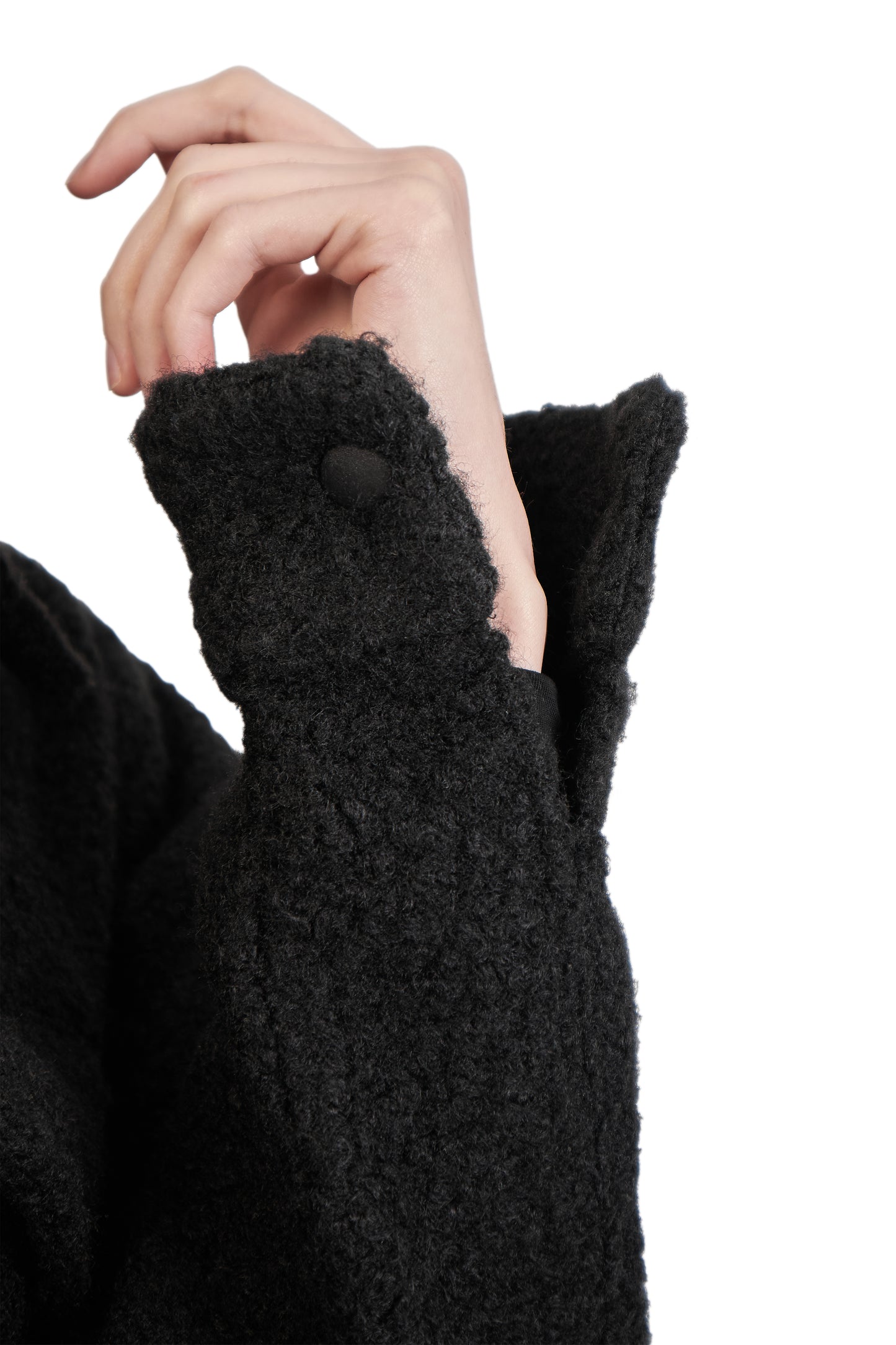 Bouclé Black Jacket
