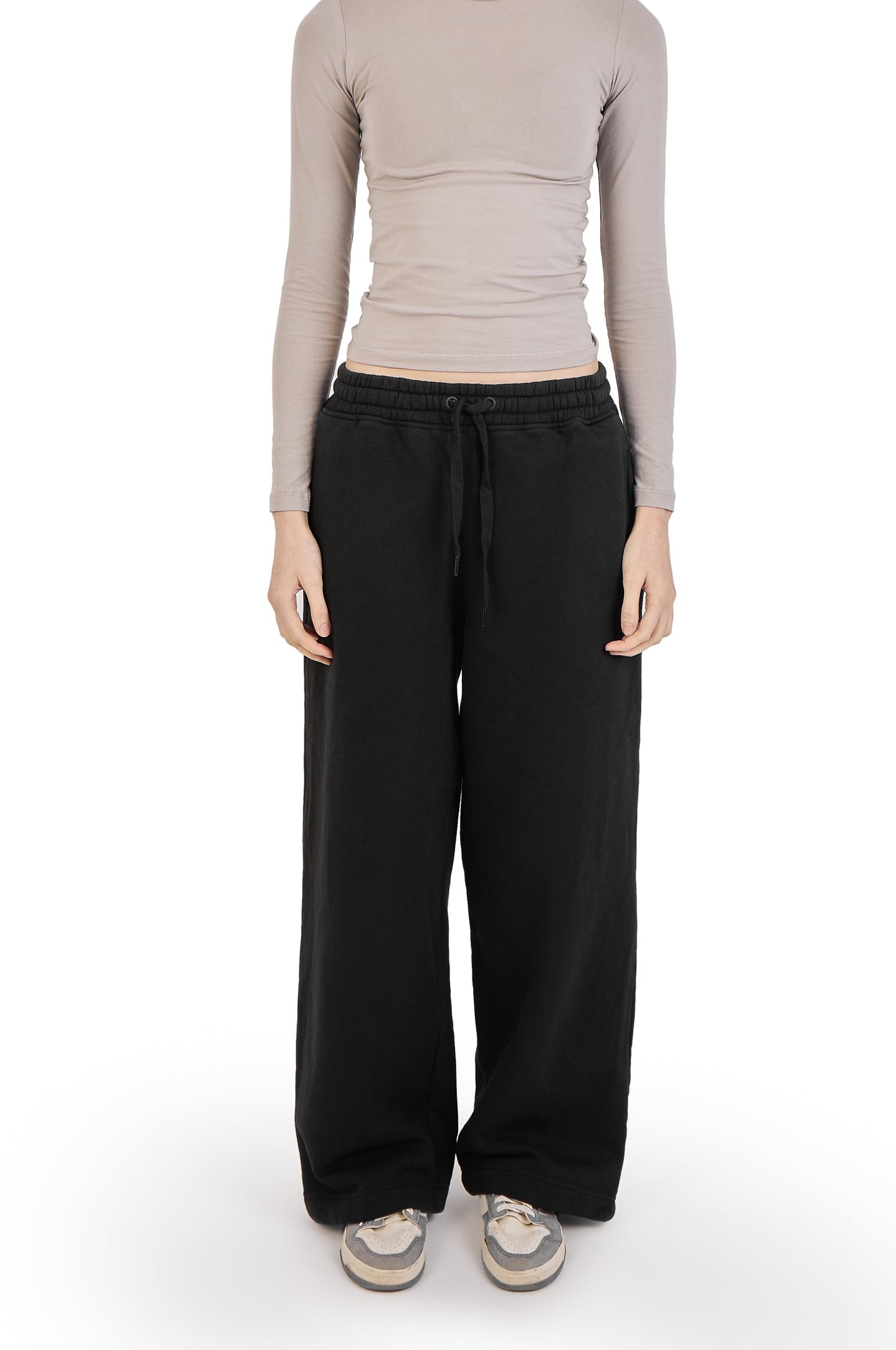 Black Wide Leg Joggers