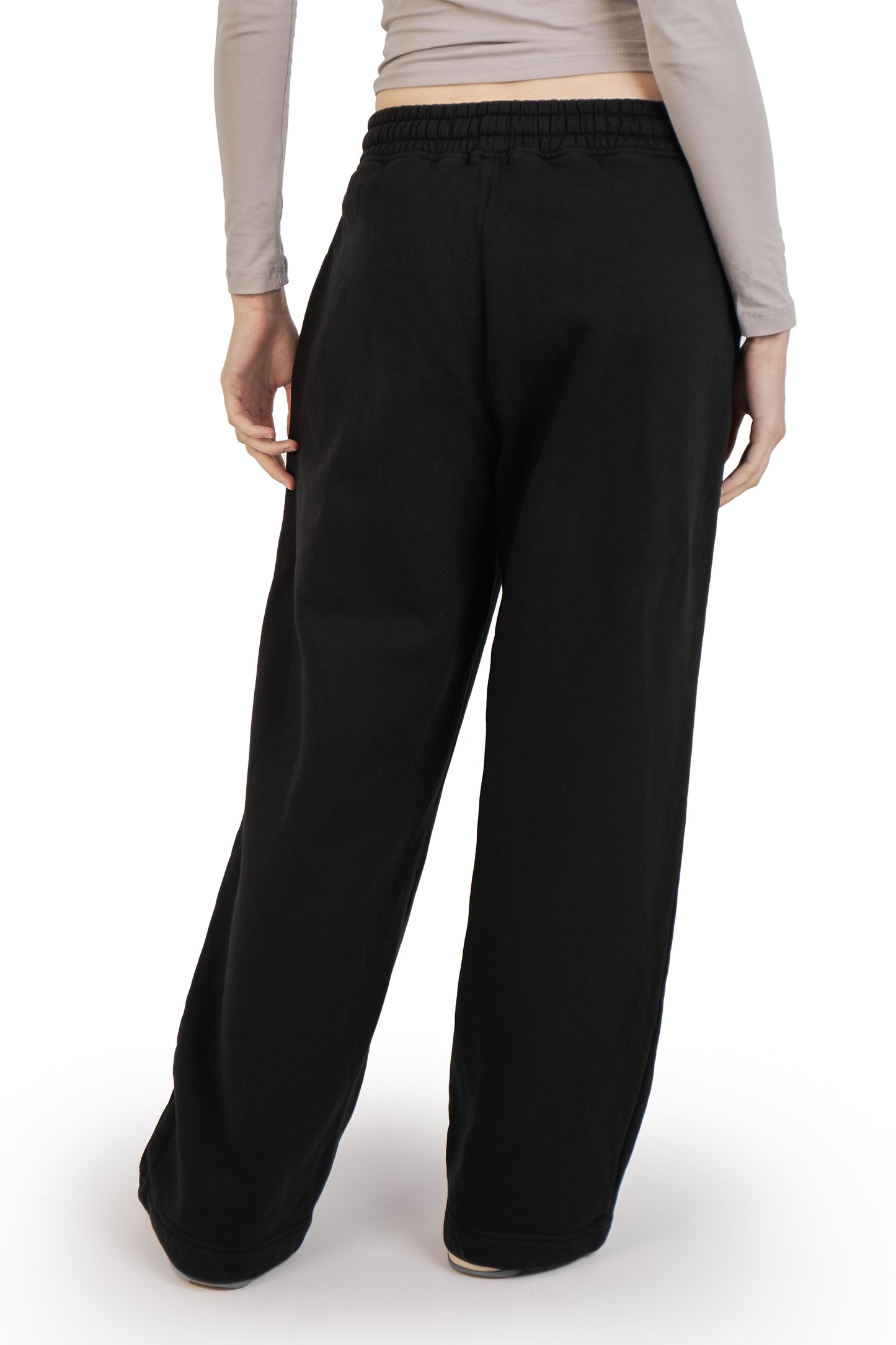 Black Wide Leg Joggers