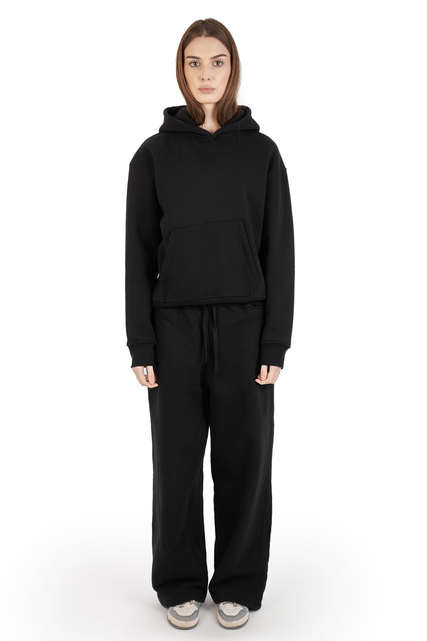 Black Wide Leg Joggers