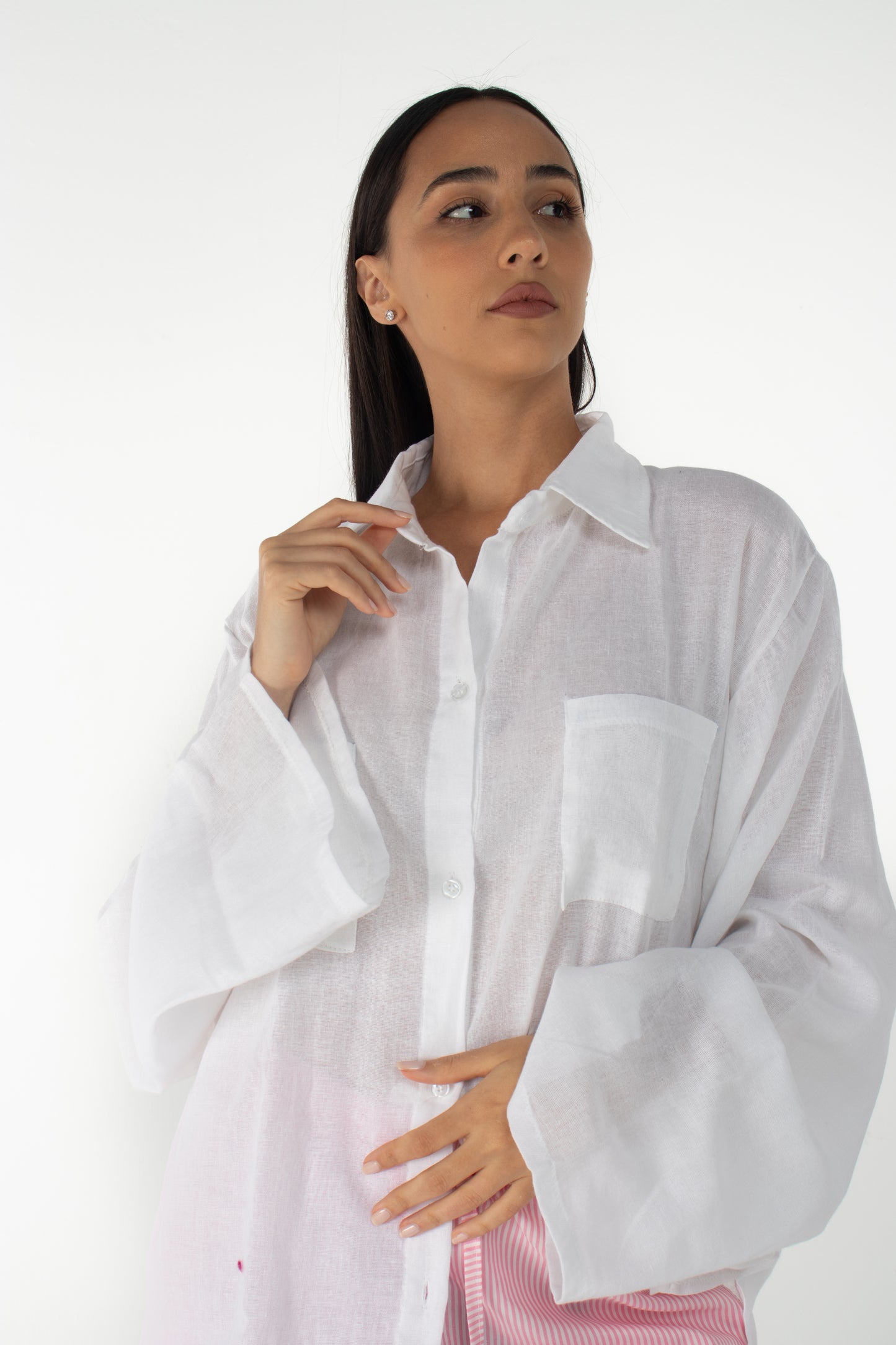 White Loose Shirt