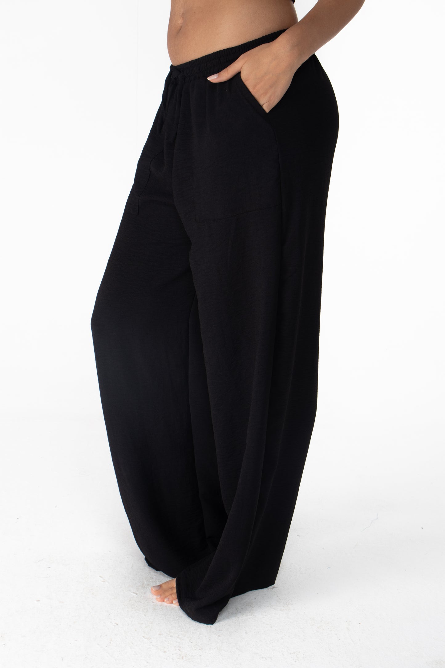 Black Breezy Pants