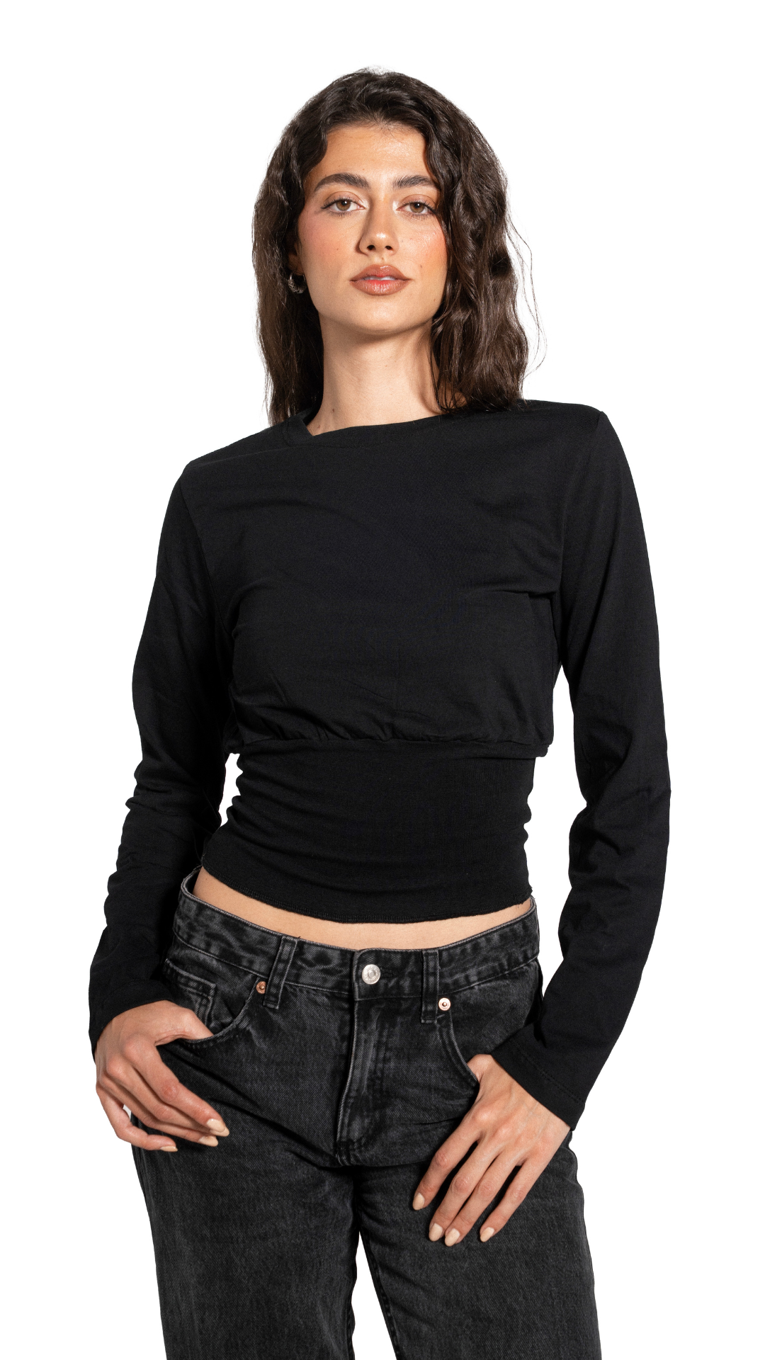 Black Corset Long Sleeve