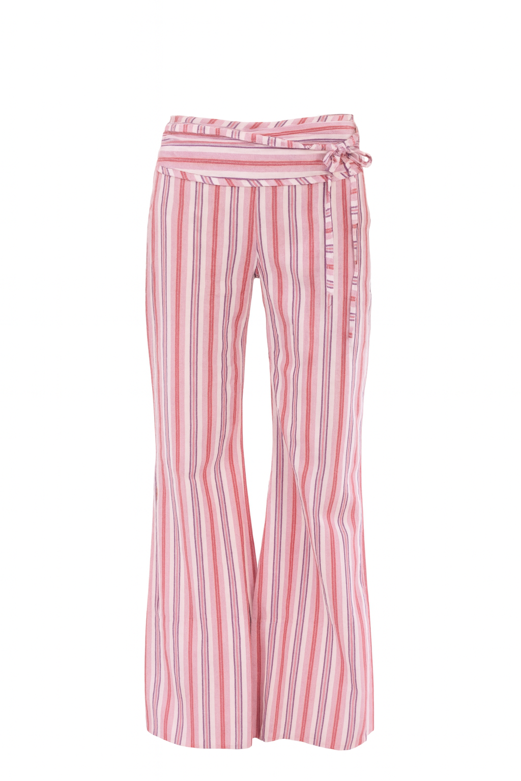 Linen & Striped Pants