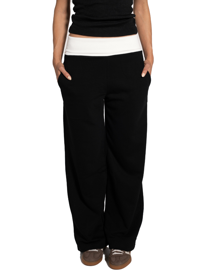 Black Waist Sweatpants