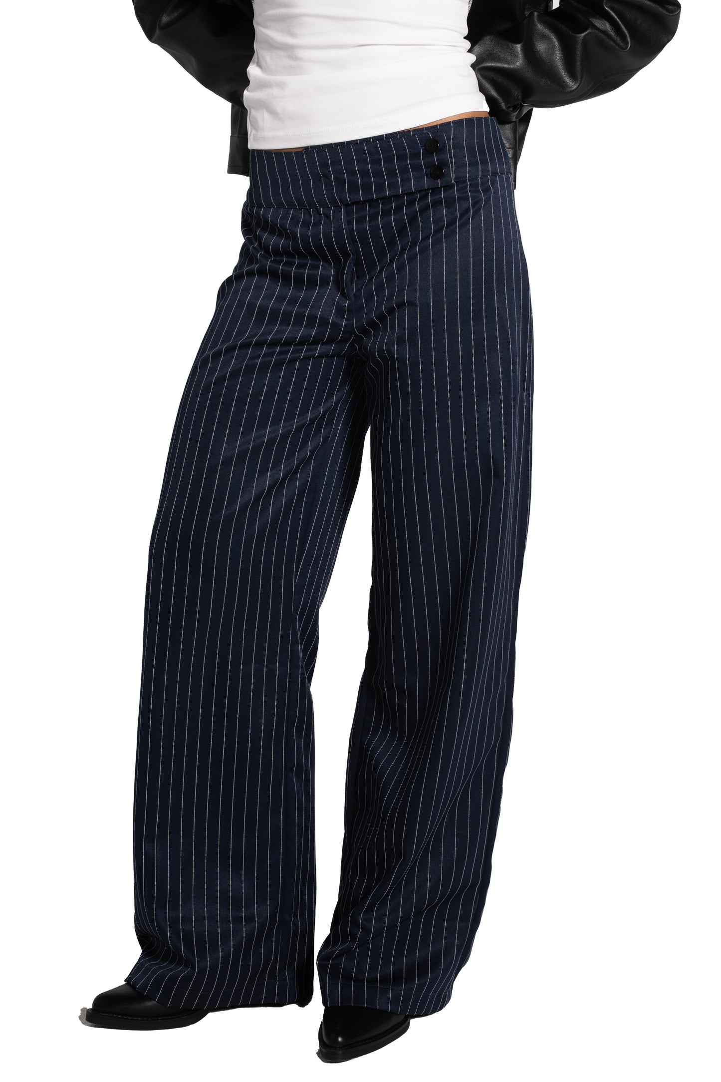 Navy Tailored Pants