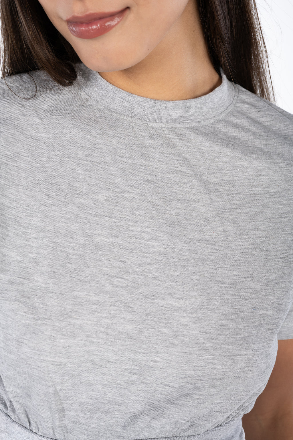 Grey Corset Tee