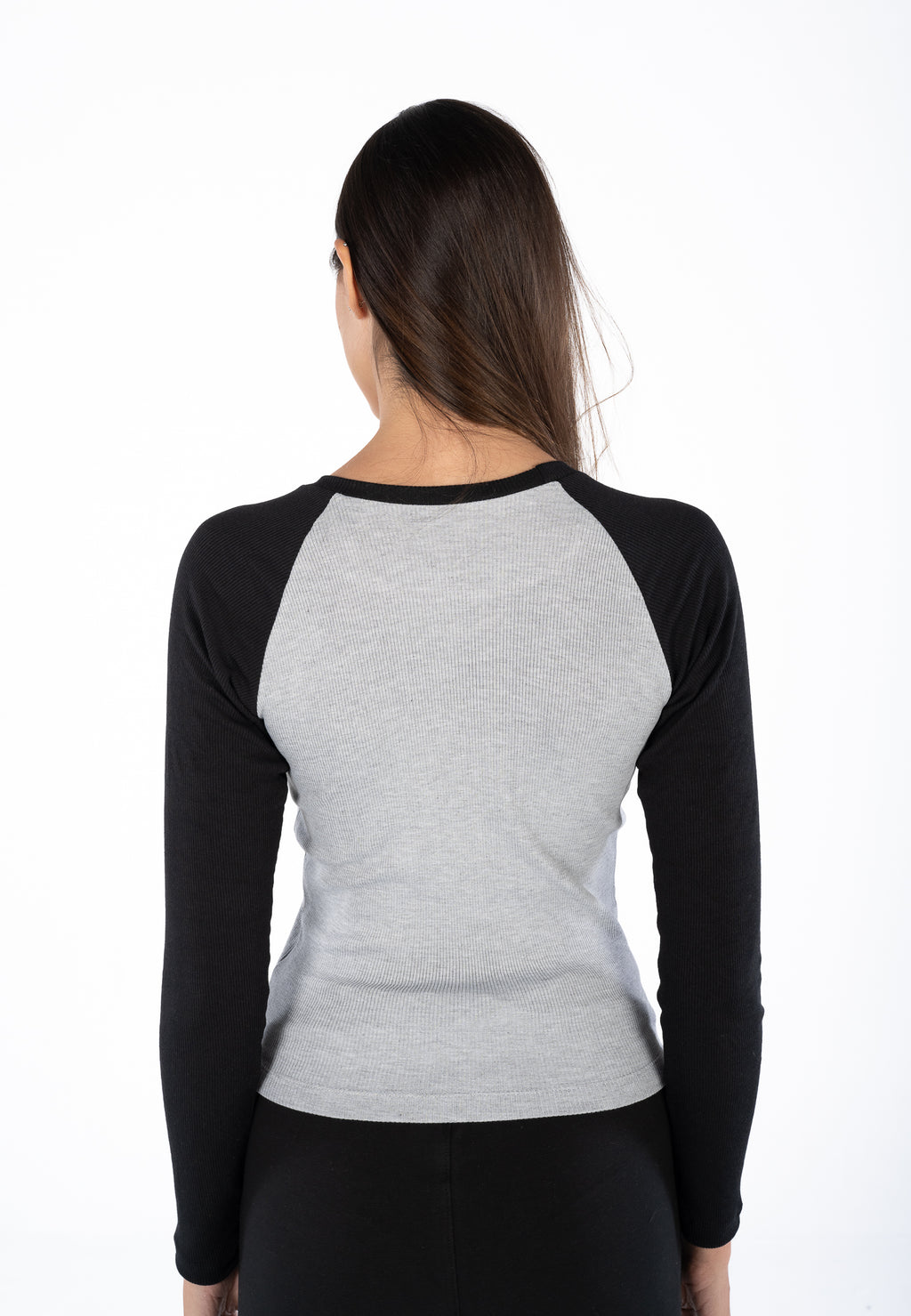Black x Grey Baseball Long Sleeve