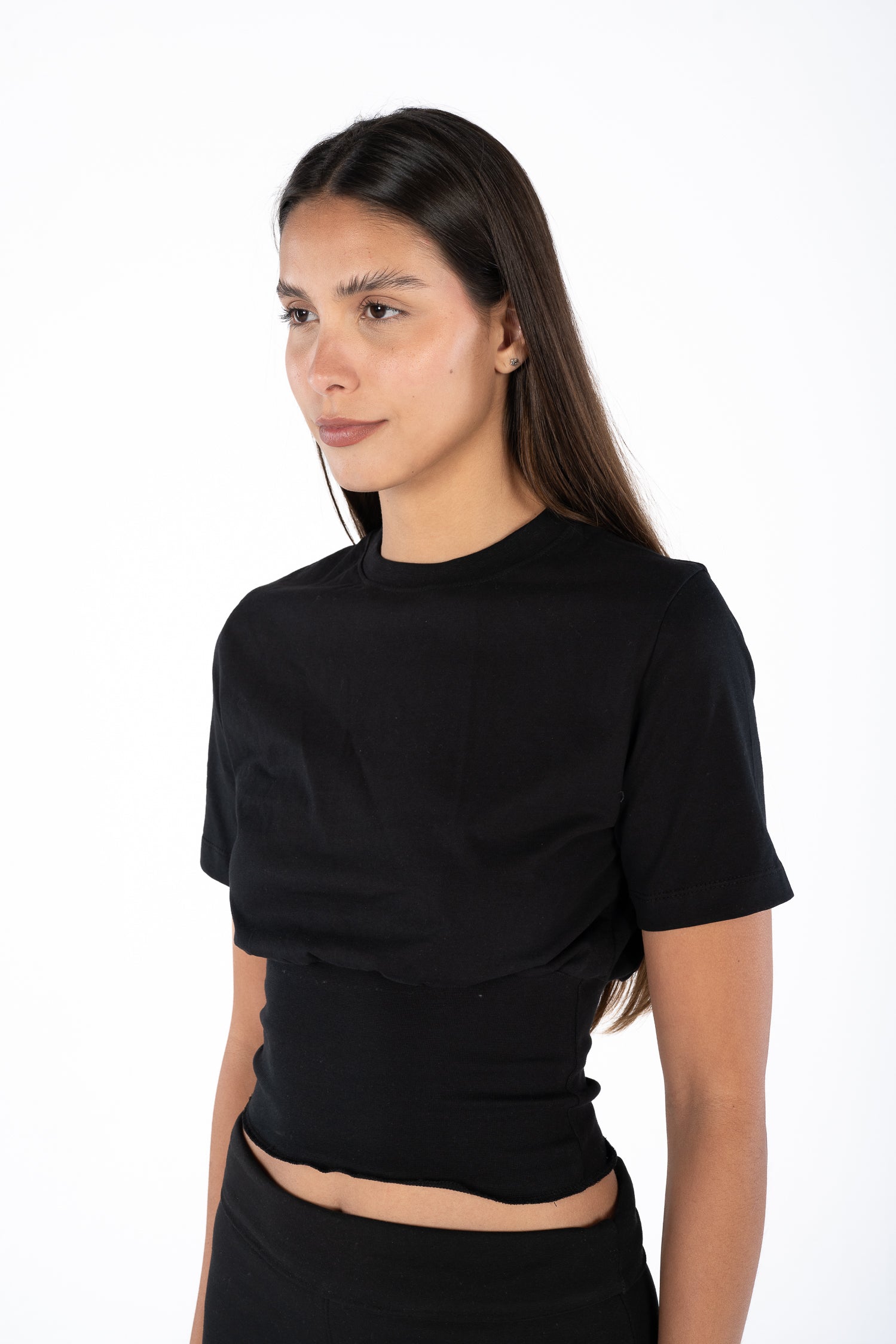 Black Corset Tee