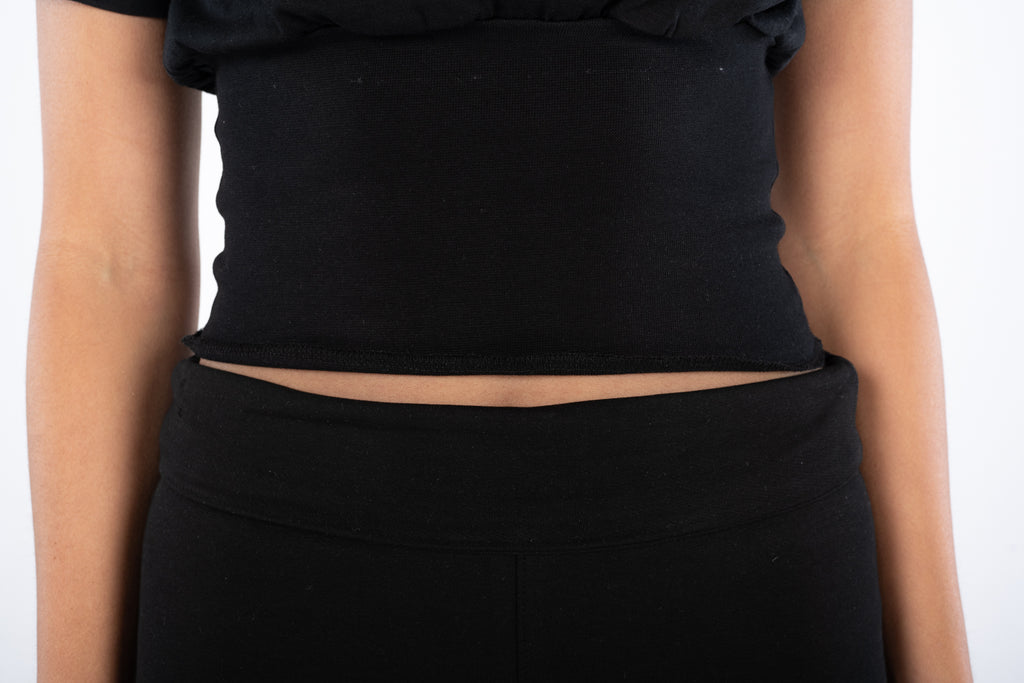 Black Corset Tee
