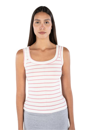 Striped Pink Tank Top