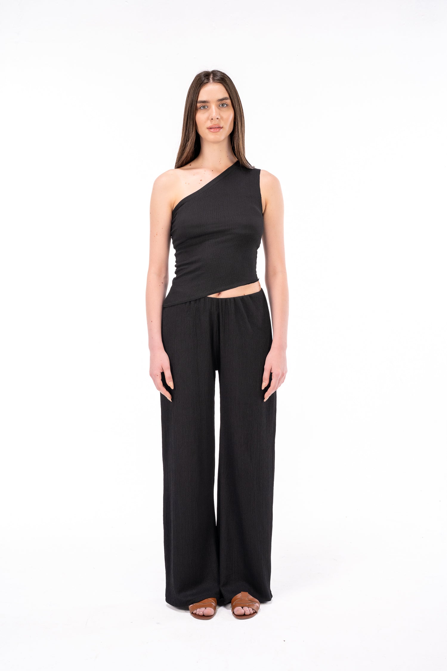 Scrunchy Black Pants