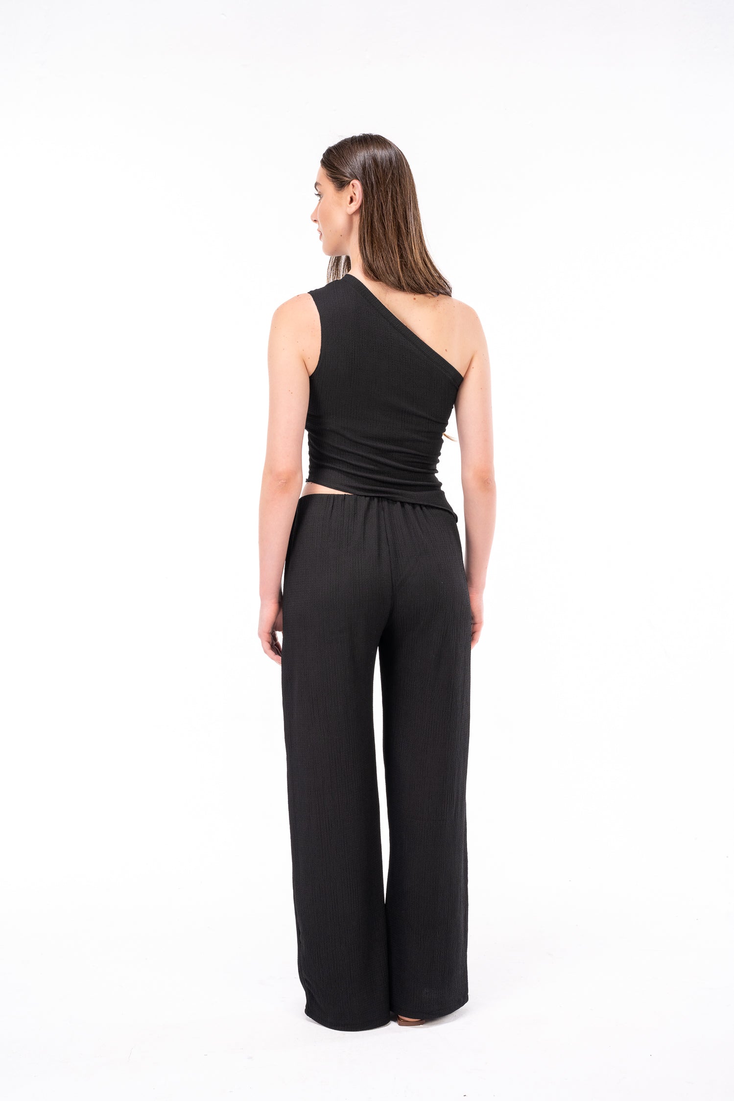Scrunchy Black Pants