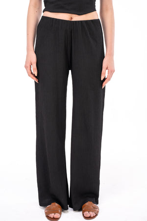 Scrunchy Black Pants