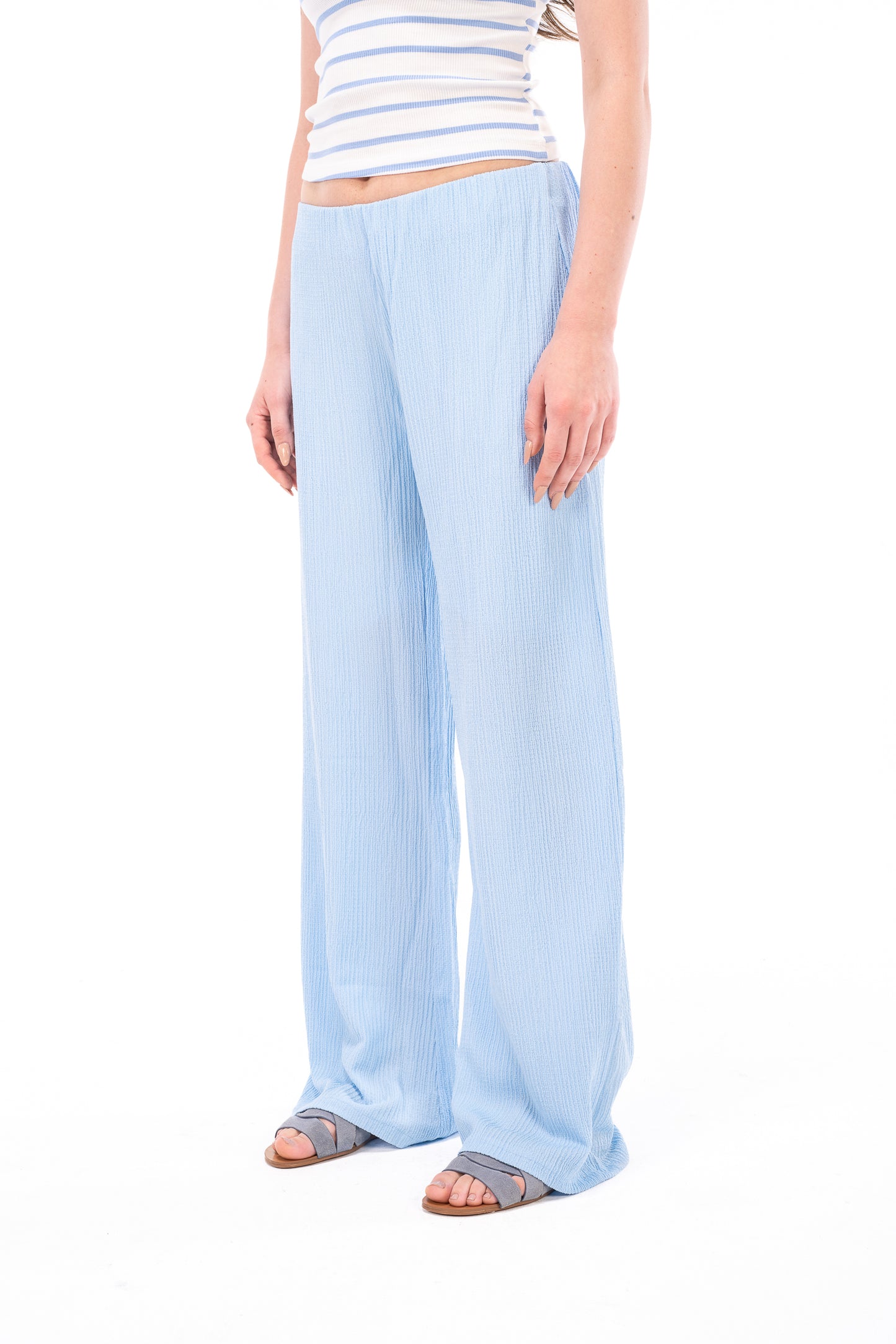 Scrunchy Blue Pants