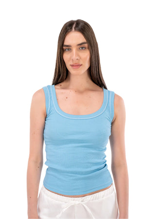 Blue Tank Top