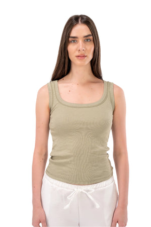 Light Olive Tank Top