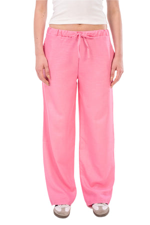 Hot Pink Linen Pants