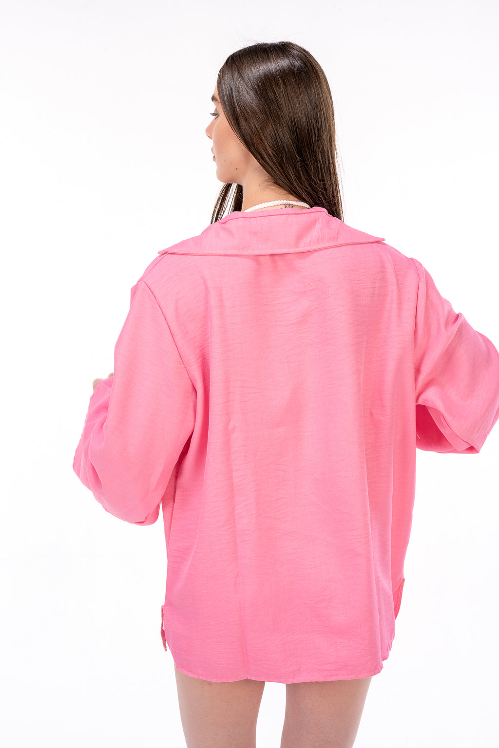 Hot Pink Loose Shirt