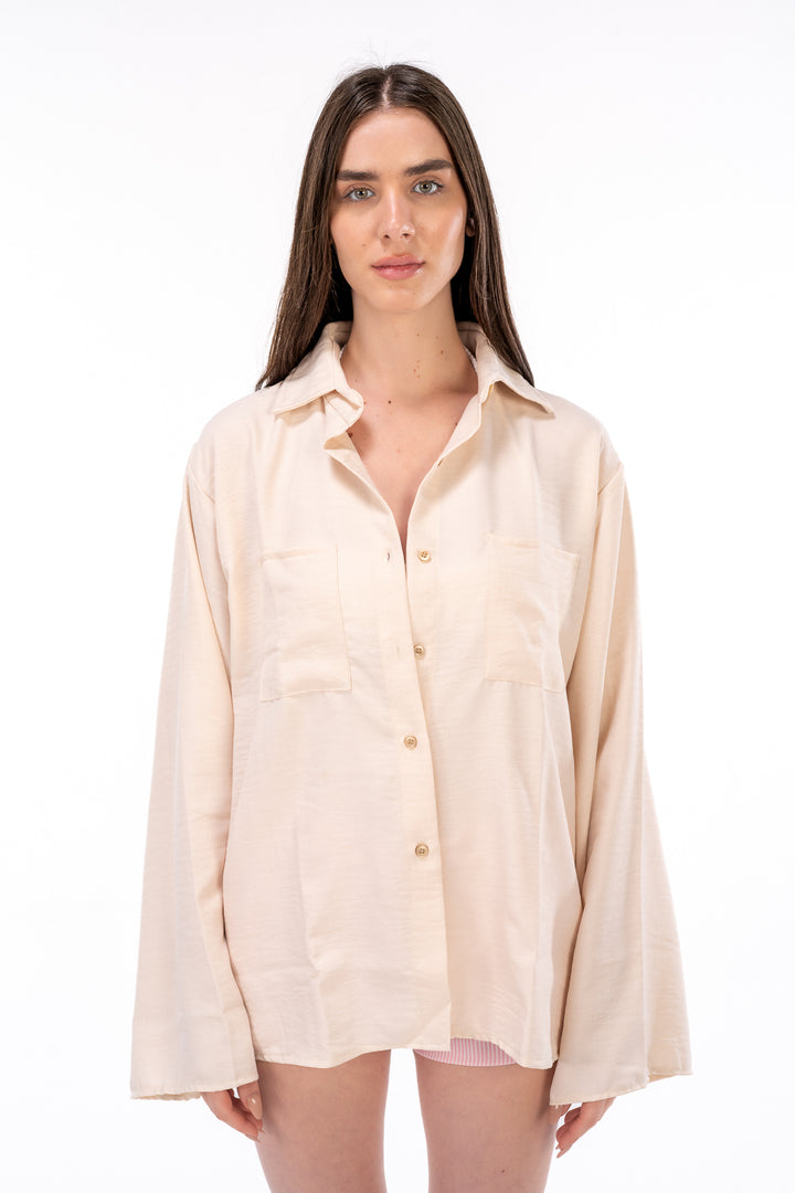 Beige Loose Shirt