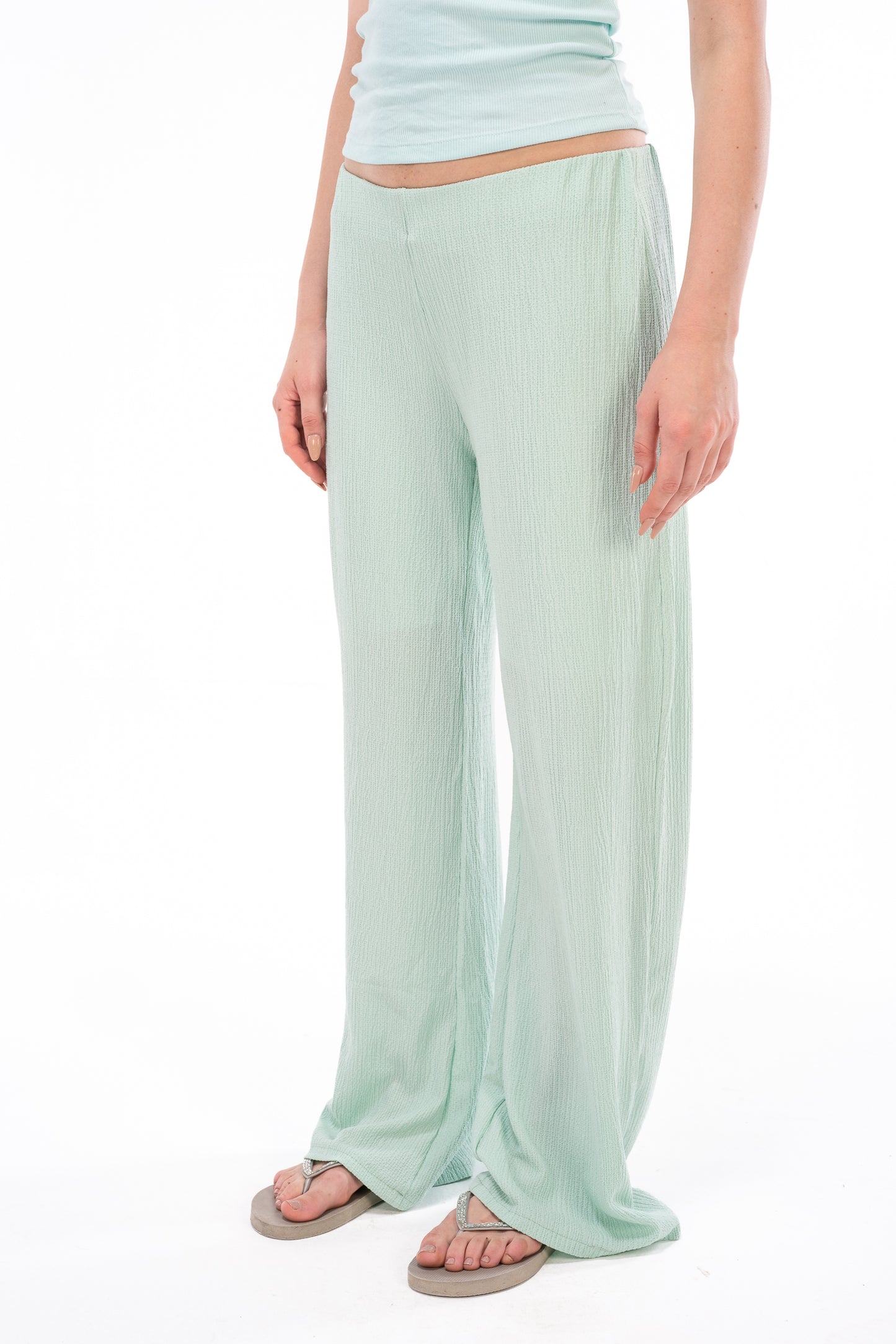 Scrunchy Mint Pants