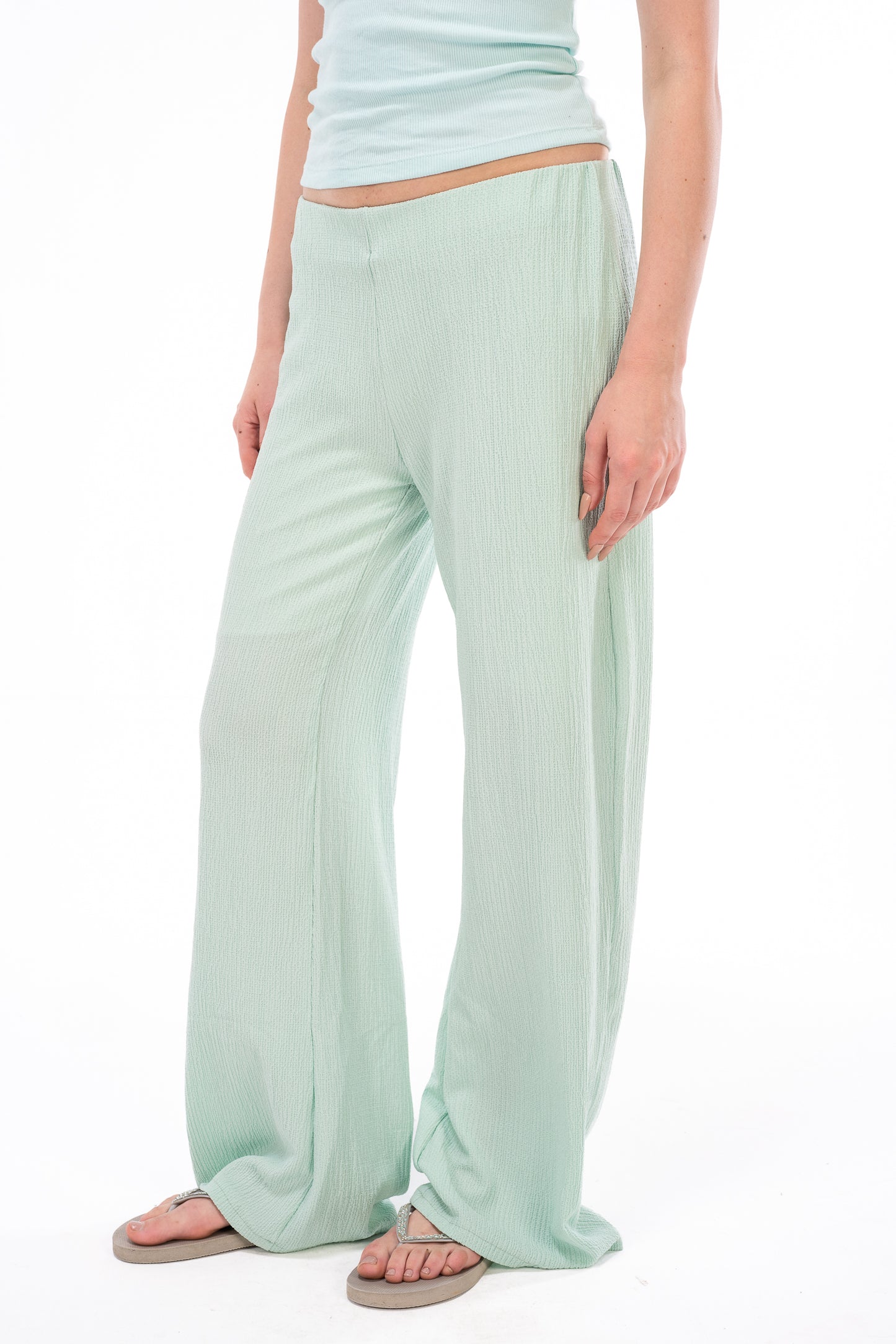 Scrunchy Mint Pants