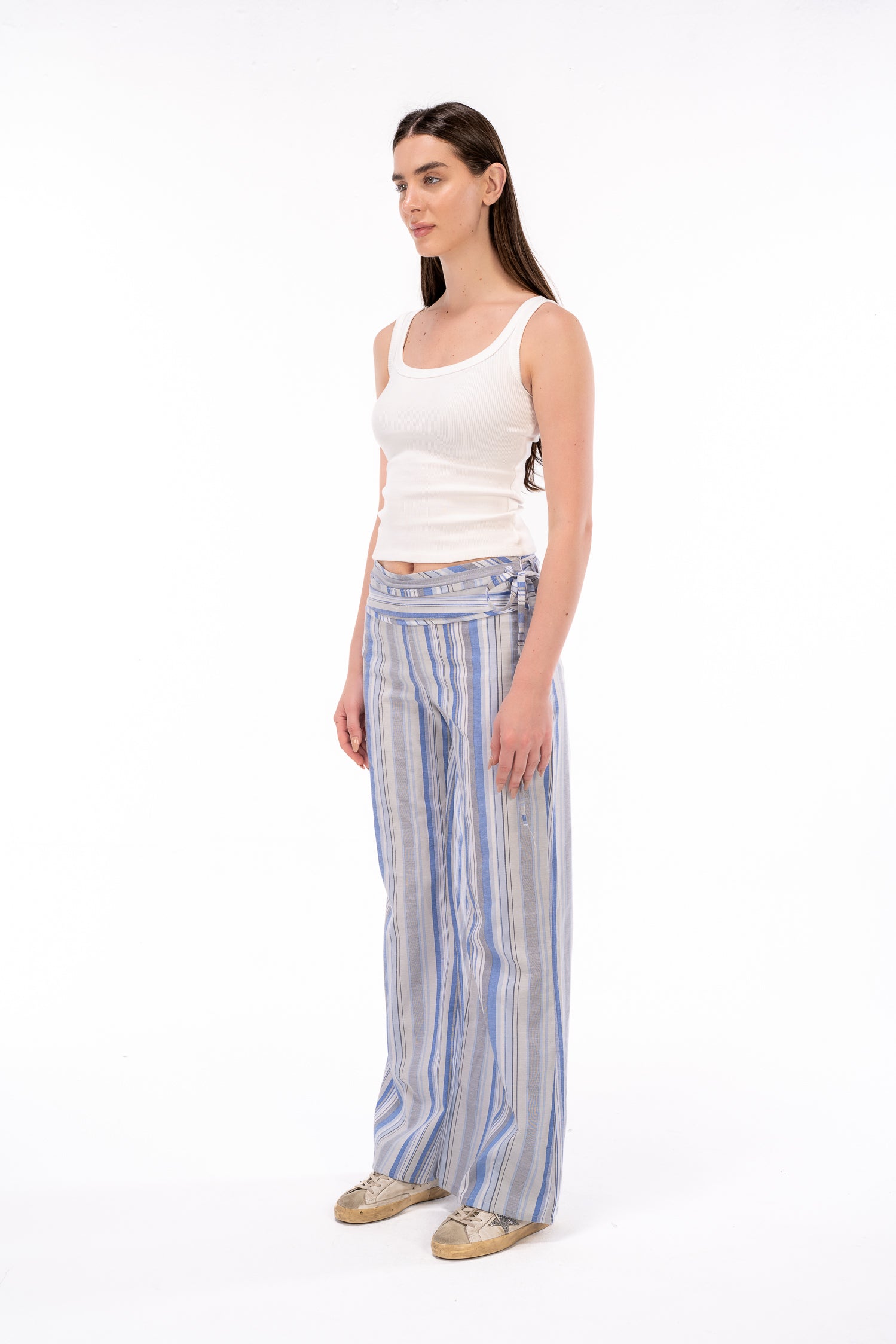 Blue Coastal Pants
