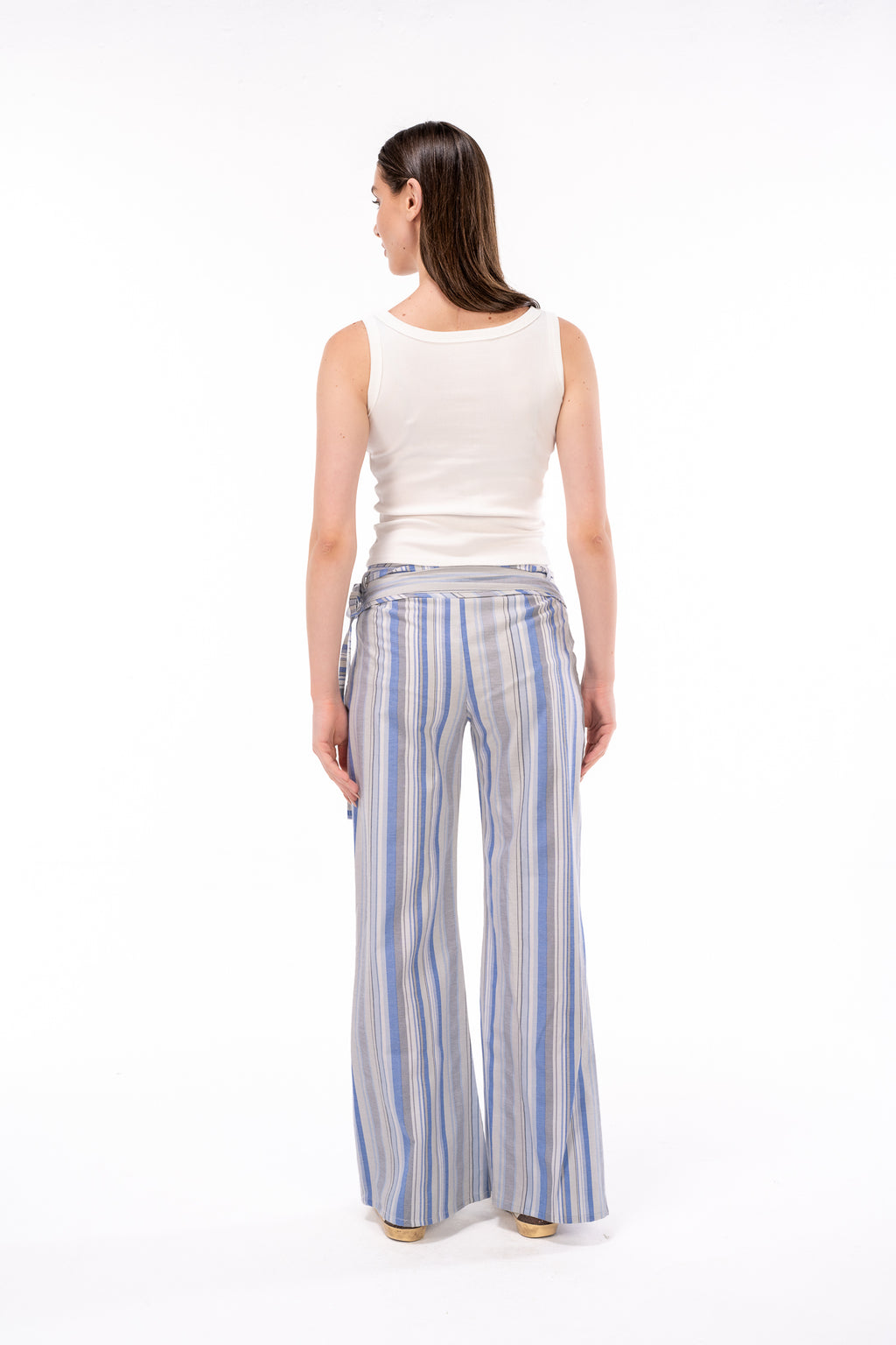 Blue Coastal Pants