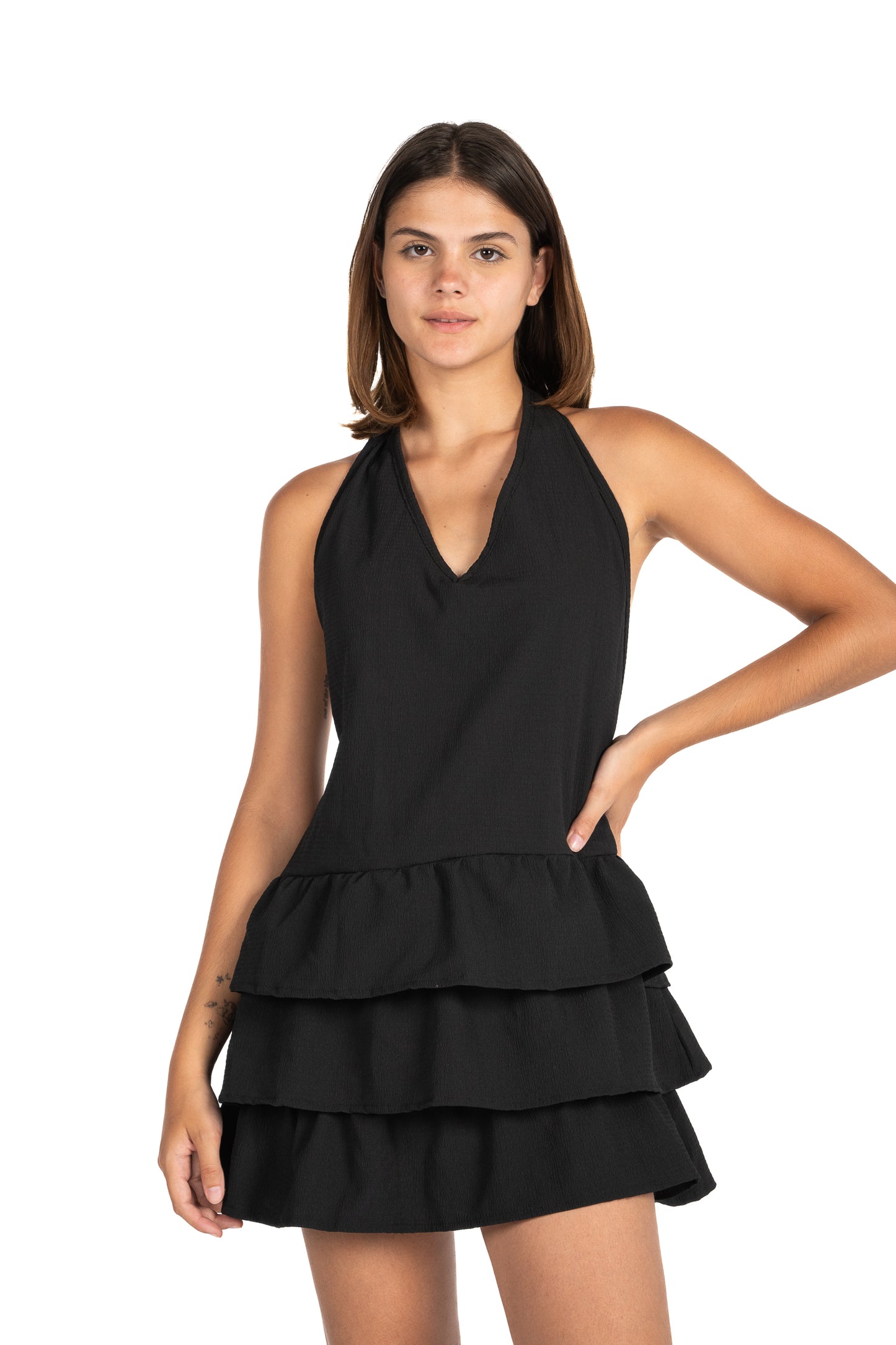 Black Ruffle Dress (limited)