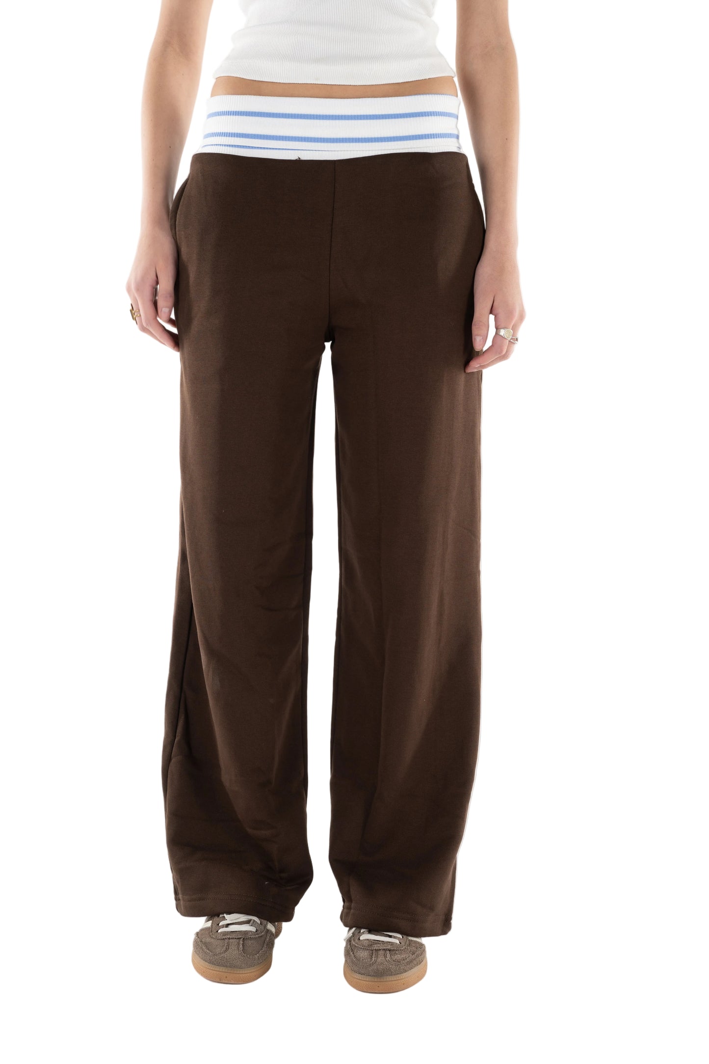 Brown X Blue Waist Sweatpants
