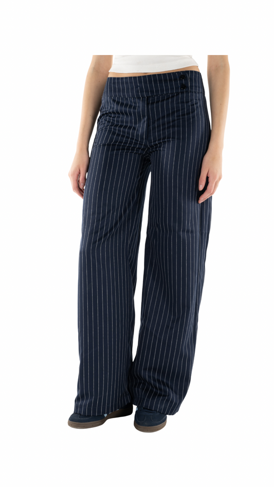 Navy Tailored Pants